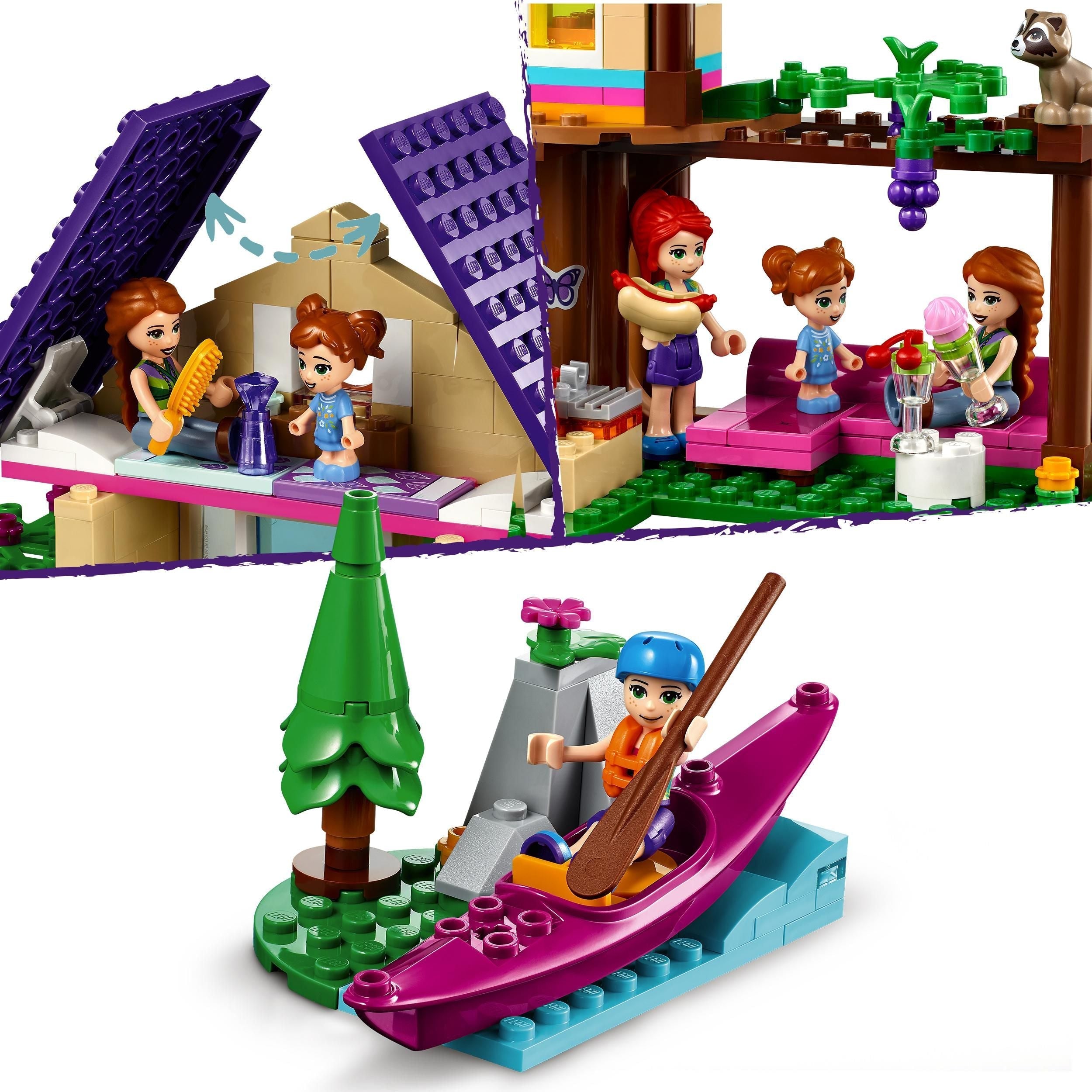 LEGO® Friends Forest House Treehouse Set 41679