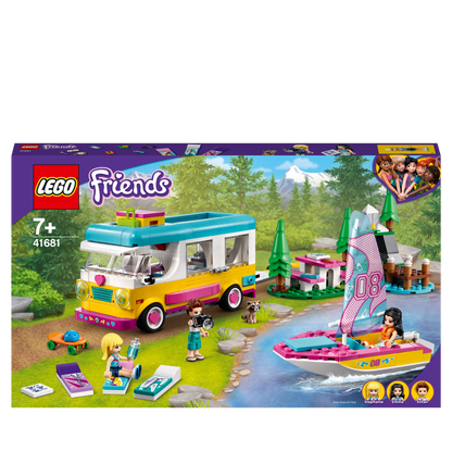 LEGO® Friends Forest Camper Van & Sailboat Set 41681