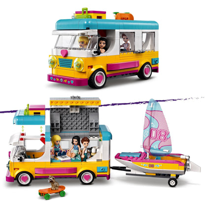 LEGO® Friends Forest Camper Van & Sailboat Set 41681