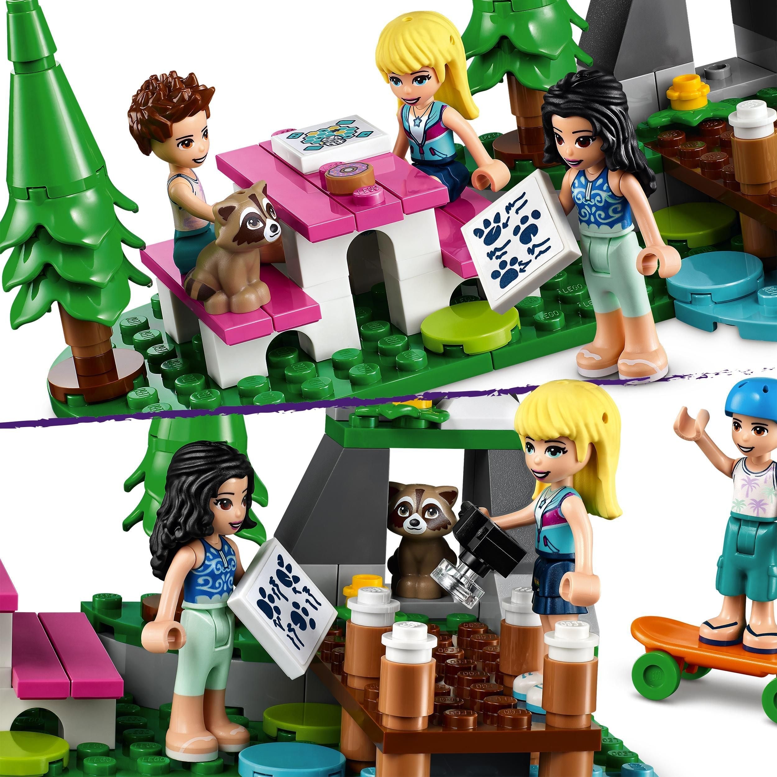 LEGO® Friends Forest Camper Van & Sailboat Set 41681