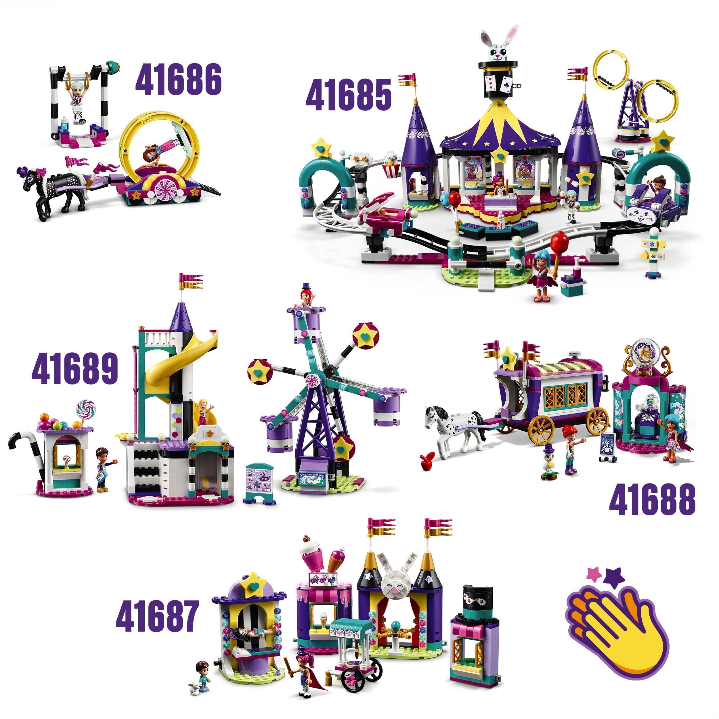 LEGO® Friends Magical Ferris Wheel and Slide 41689