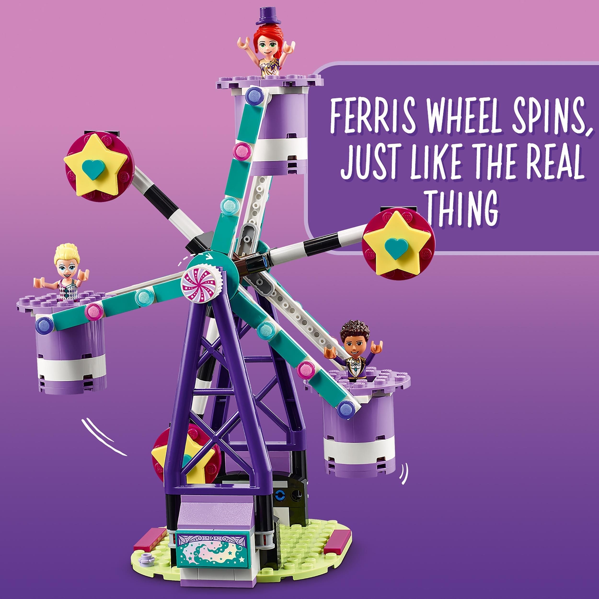 LEGO® Friends Magical Ferris Wheel and Slide 41689