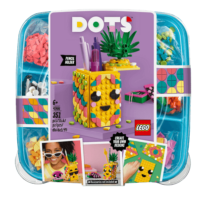 LEGO® DOTS Pineapple Pencil Holder Crafts Set 41906