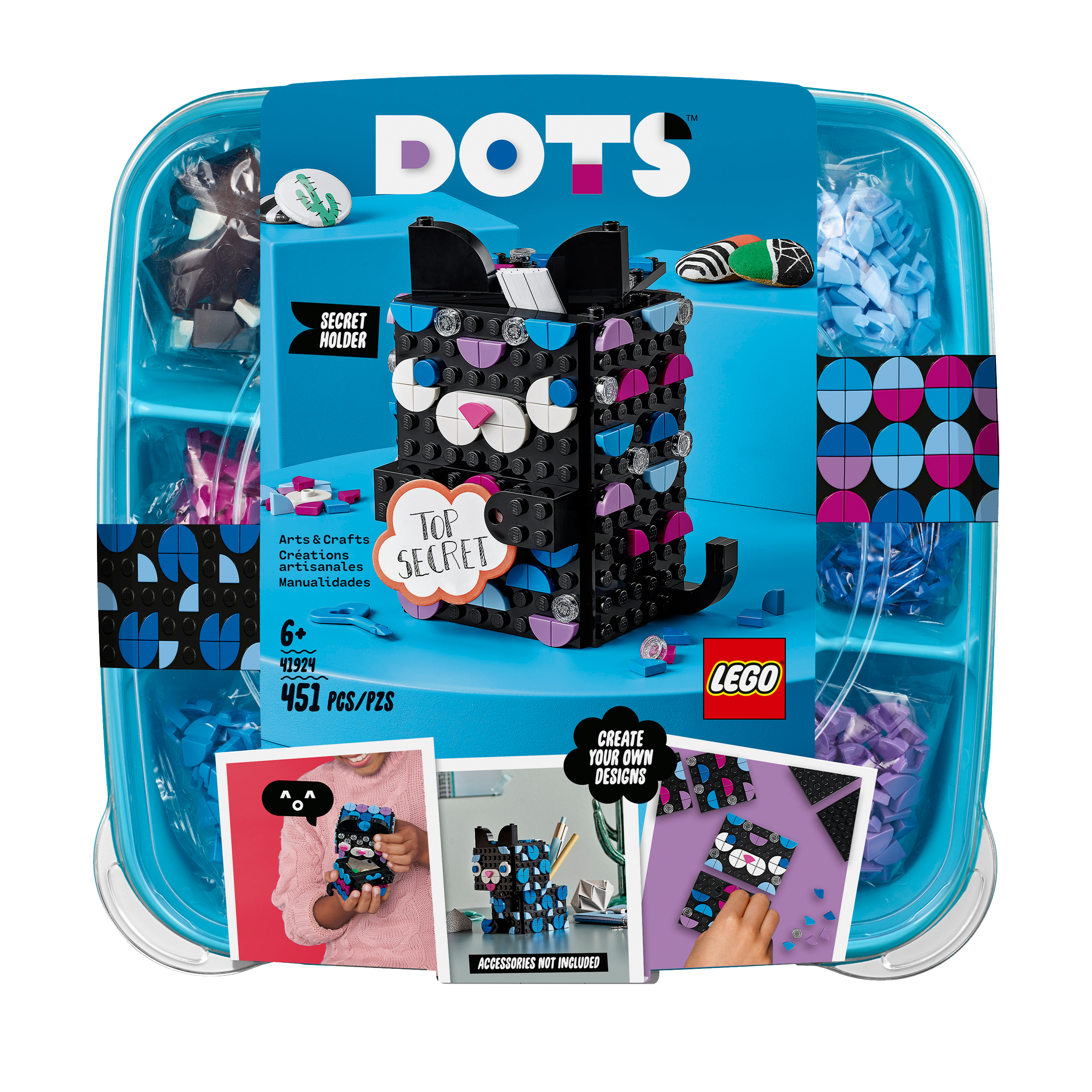LEGO® DOTS Secret Holder Room Décor Ideas Set 41924