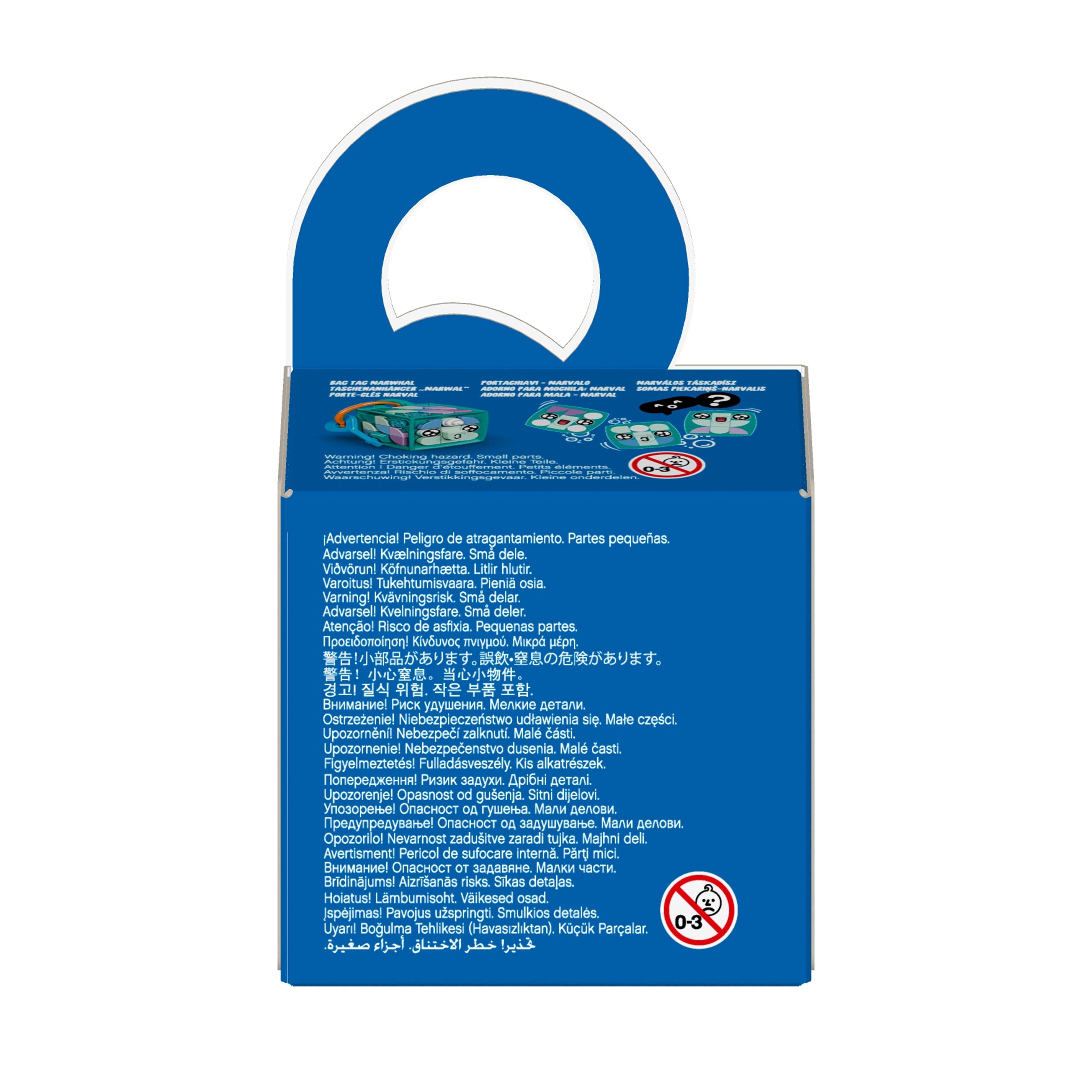 LEGO® DOTS Bag Tag Narwhal Craft Set for Kids 41928
