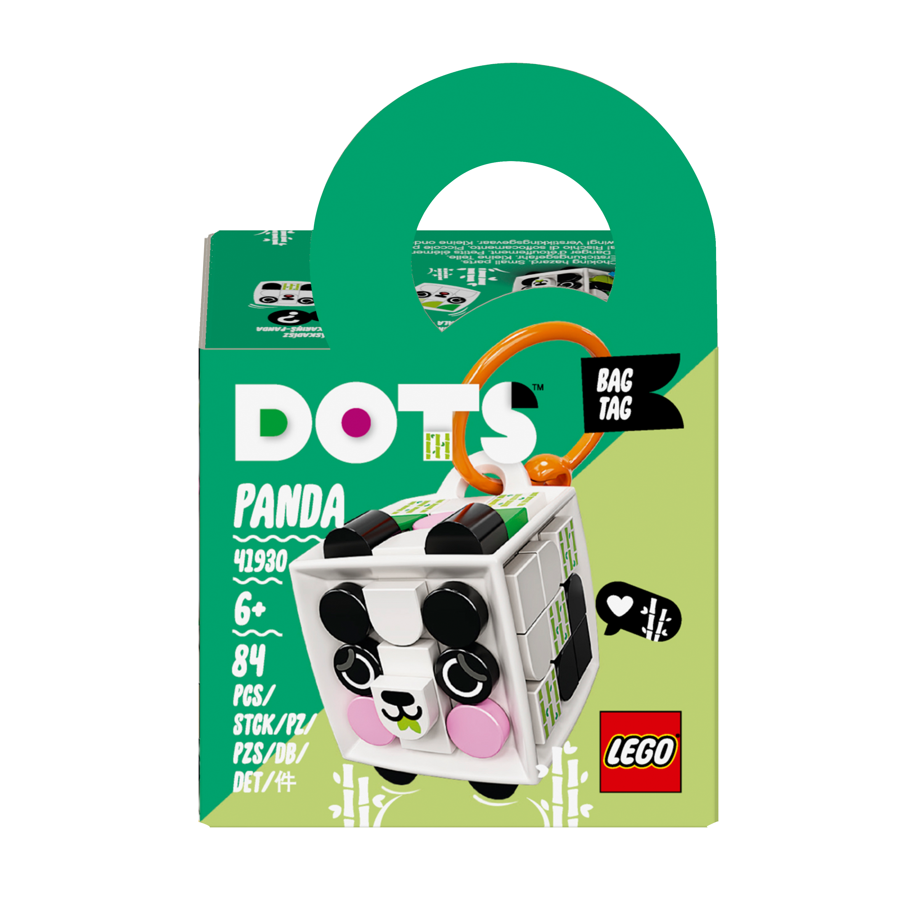 LEGO® DOTS Bag Tag Panda Accessories Craft Set 41930