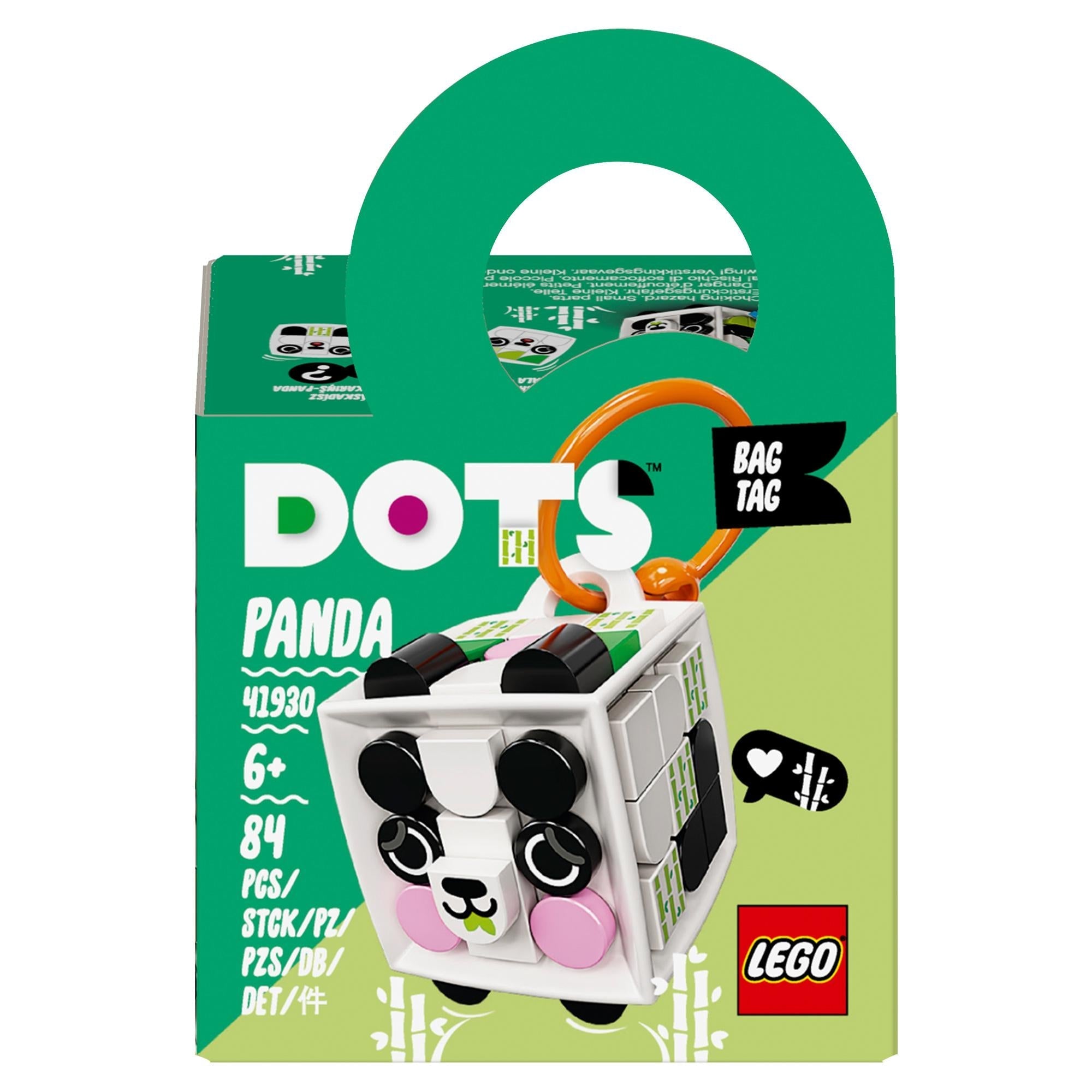 LEGO® DOTS Bag Tag Panda Accessories Craft Set 41930