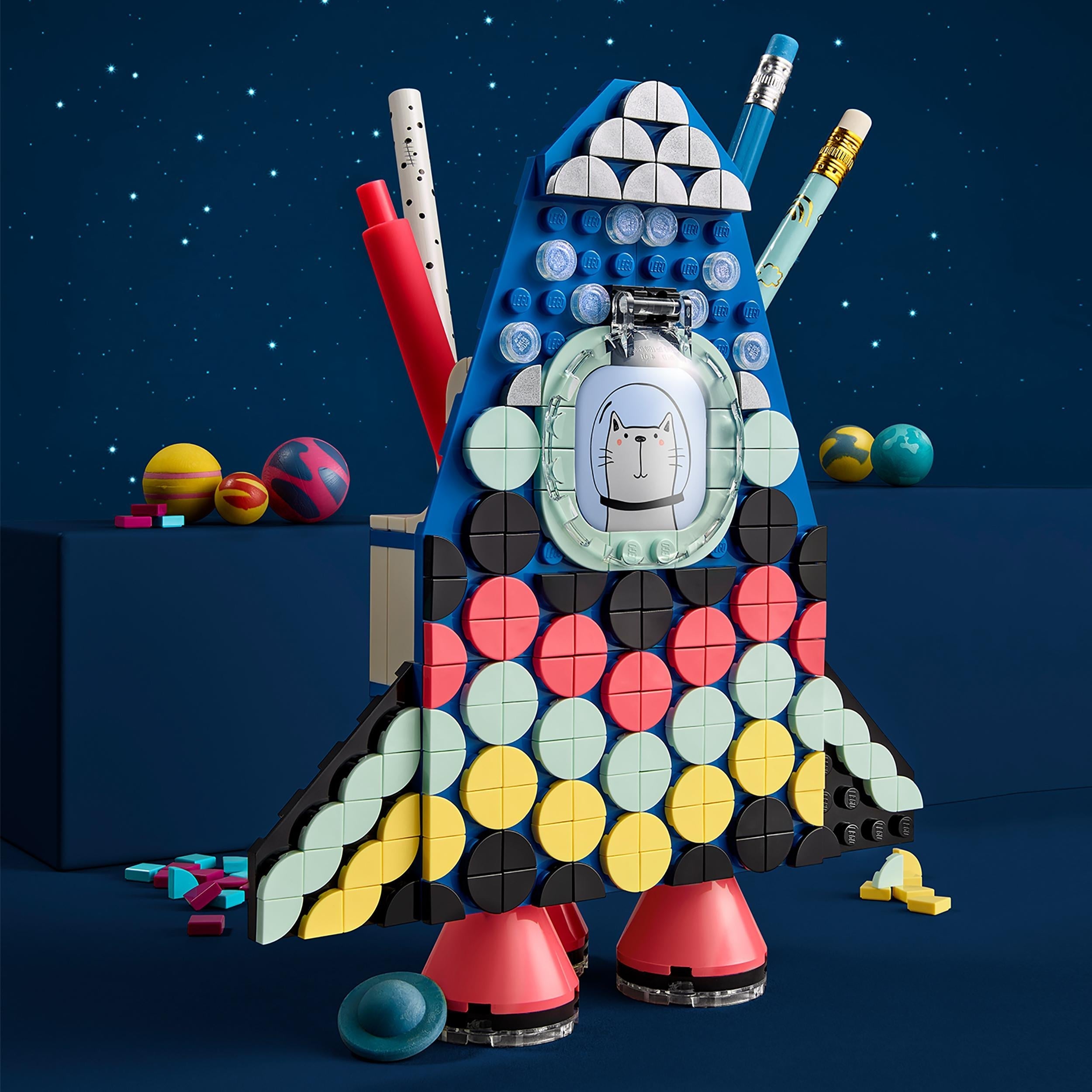 LEGO® DOTS Pencil Holder Craft Set for Kids 41936