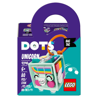 LEGO® DOTS Bag Tag Unicorn Arts & Crafts Set 41940