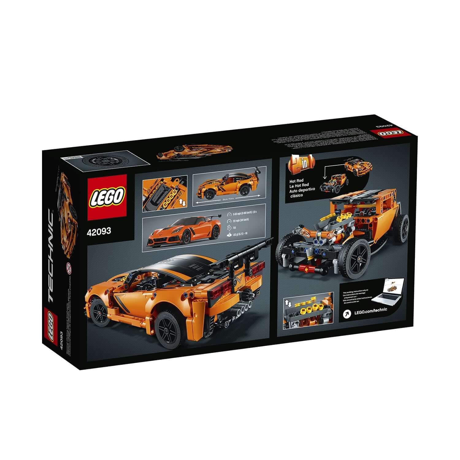 LEGO® Technic Chevrolet Corvette ZR1Car Set 42093