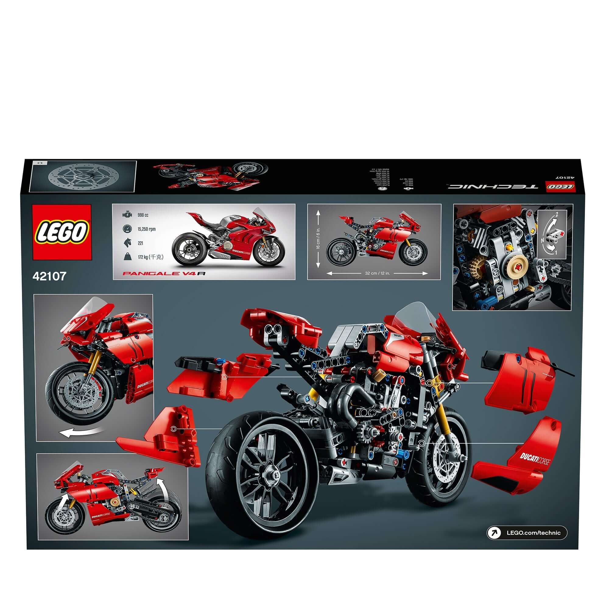 LEGO® Technic Ducati Panigale V4 R Model Set 42107