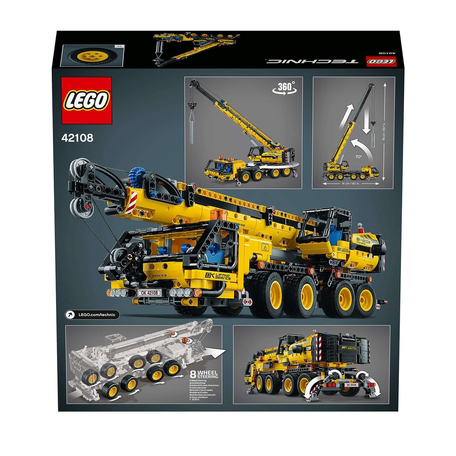 LEGO® Technic Mobile Crane Truck Toy 42108
