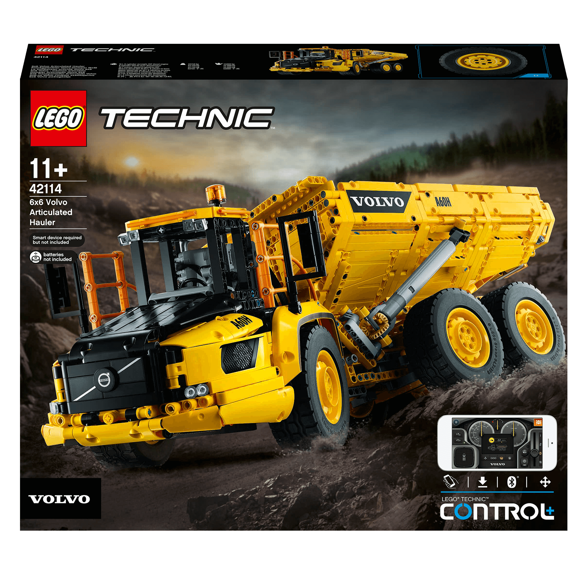 LEGO® Technic 6x6 Volvo Articulated Hauler Truck 42114