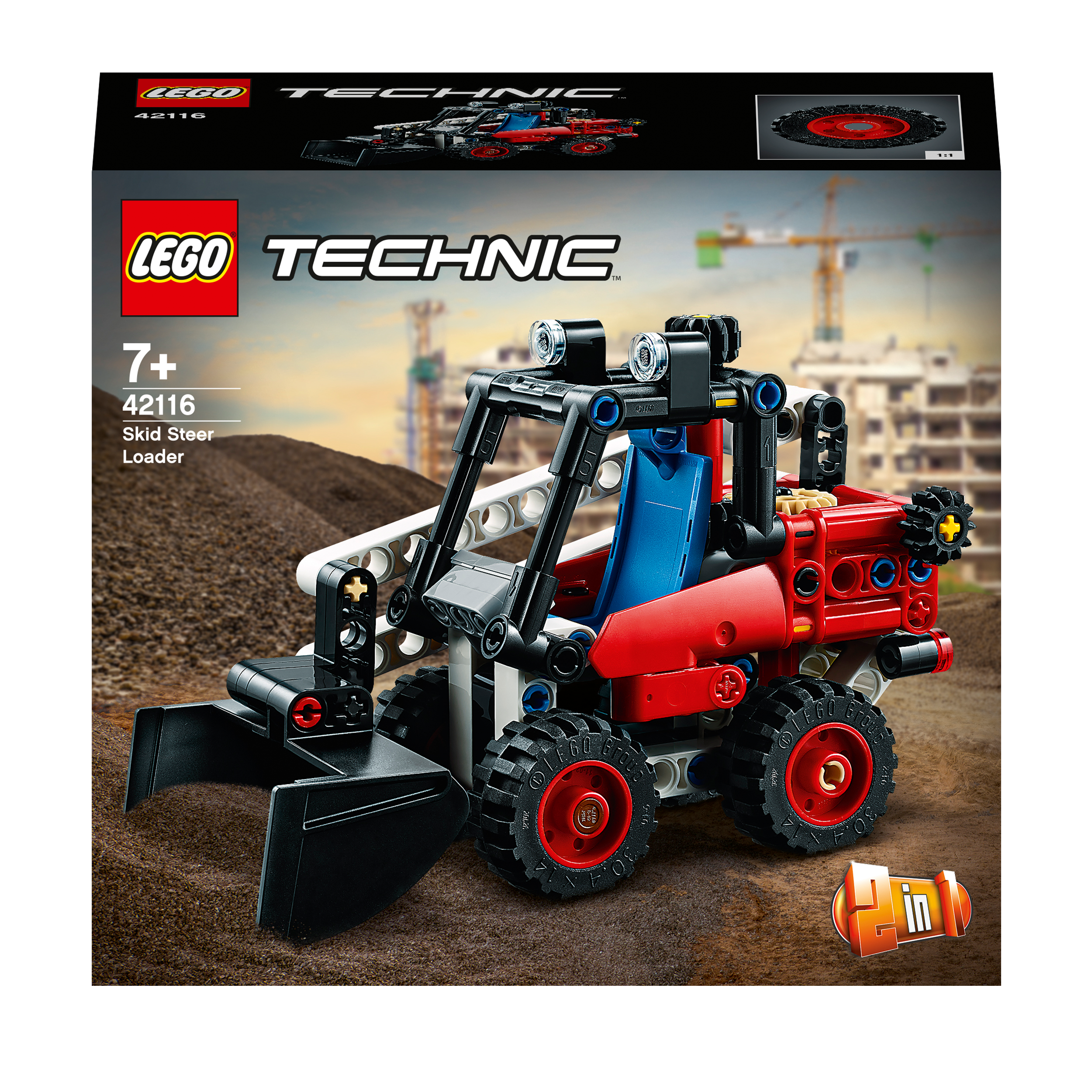 LEGO® Technic Skid Steer Loader 2 in 1 Set 42116