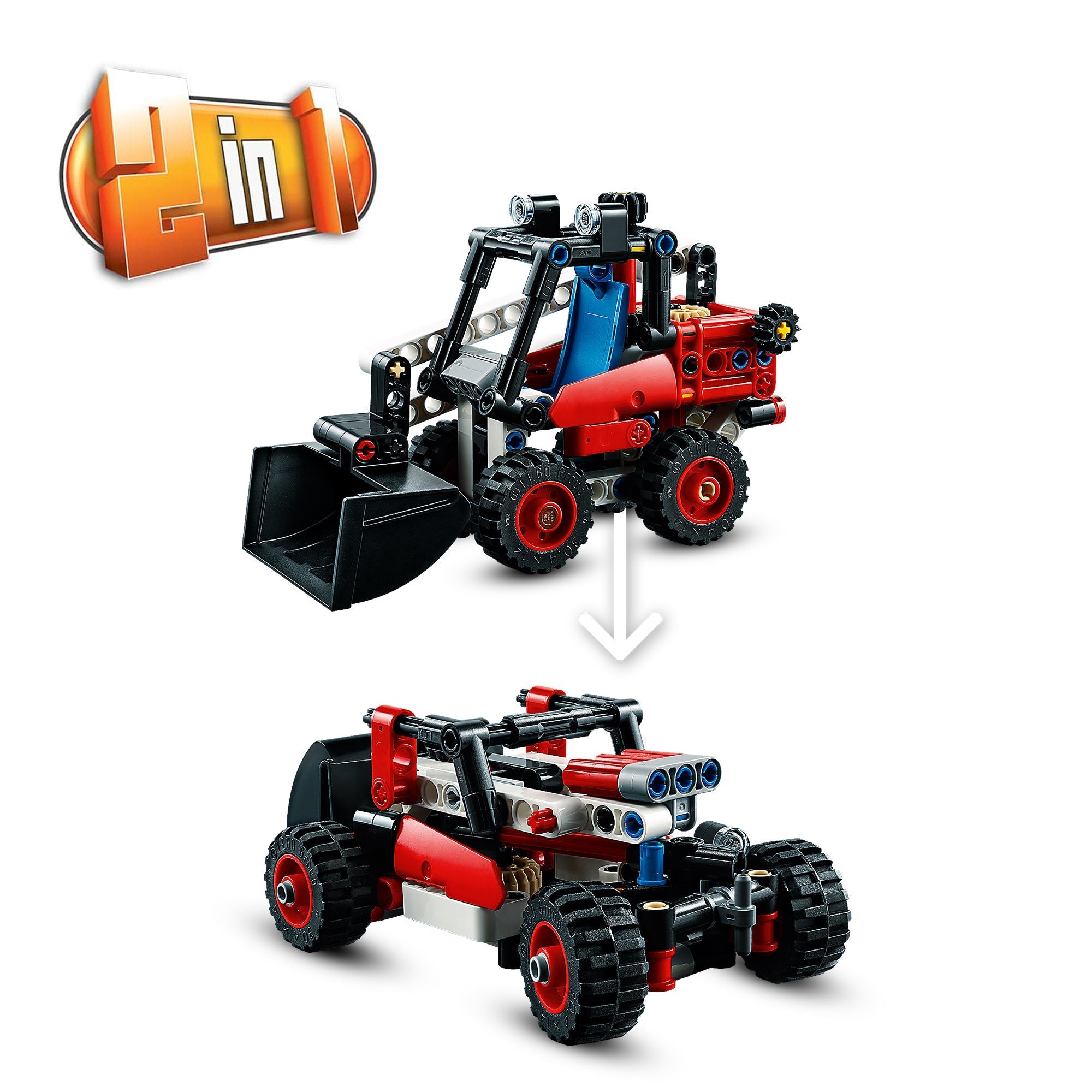 LEGO® Technic Skid Steer Loader 2 in 1 Set 42116