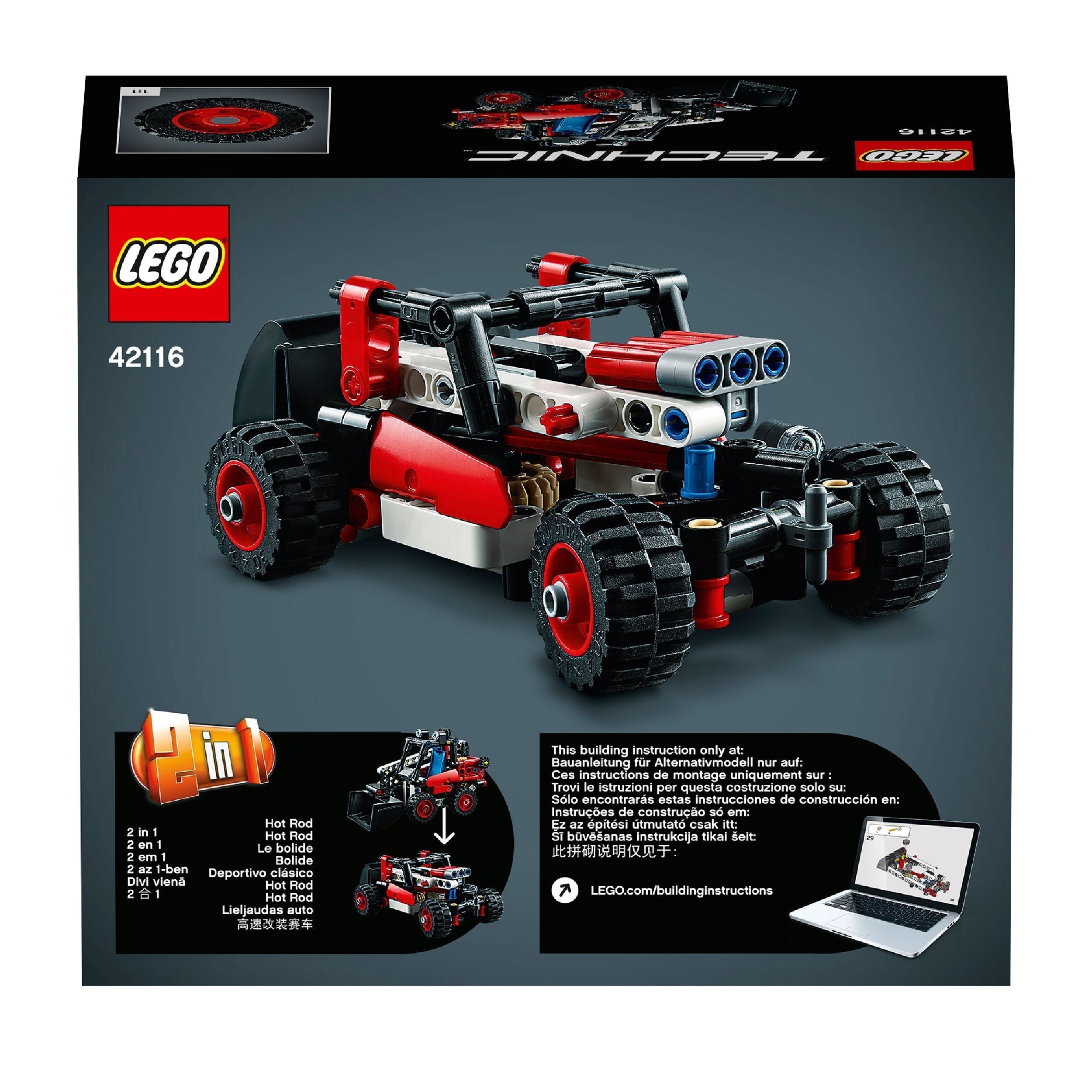 LEGO® Technic Skid Steer Loader 2 in 1 Set 42116