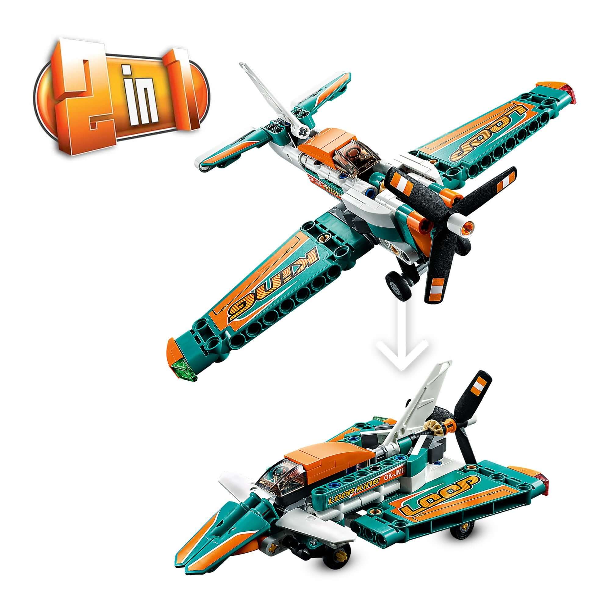 LEGO® Technic Race Plane Jet 2 in 1 Toy 42117