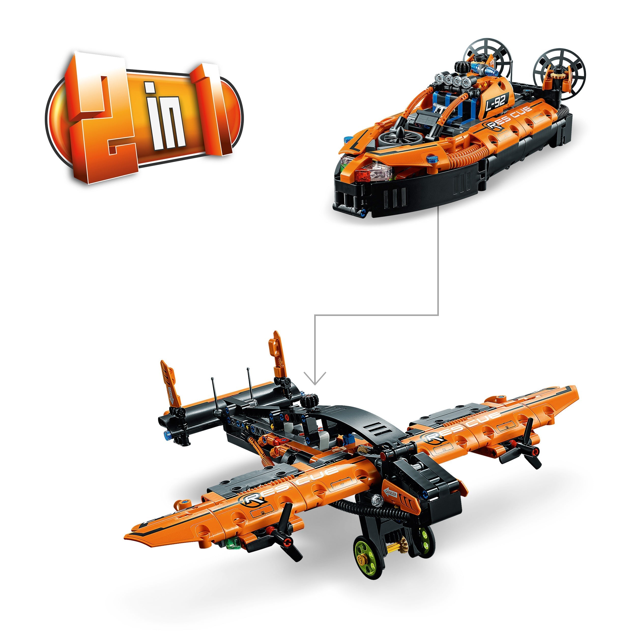 LEGO® Technic Rescue Hovercraft Model Toy 42120
