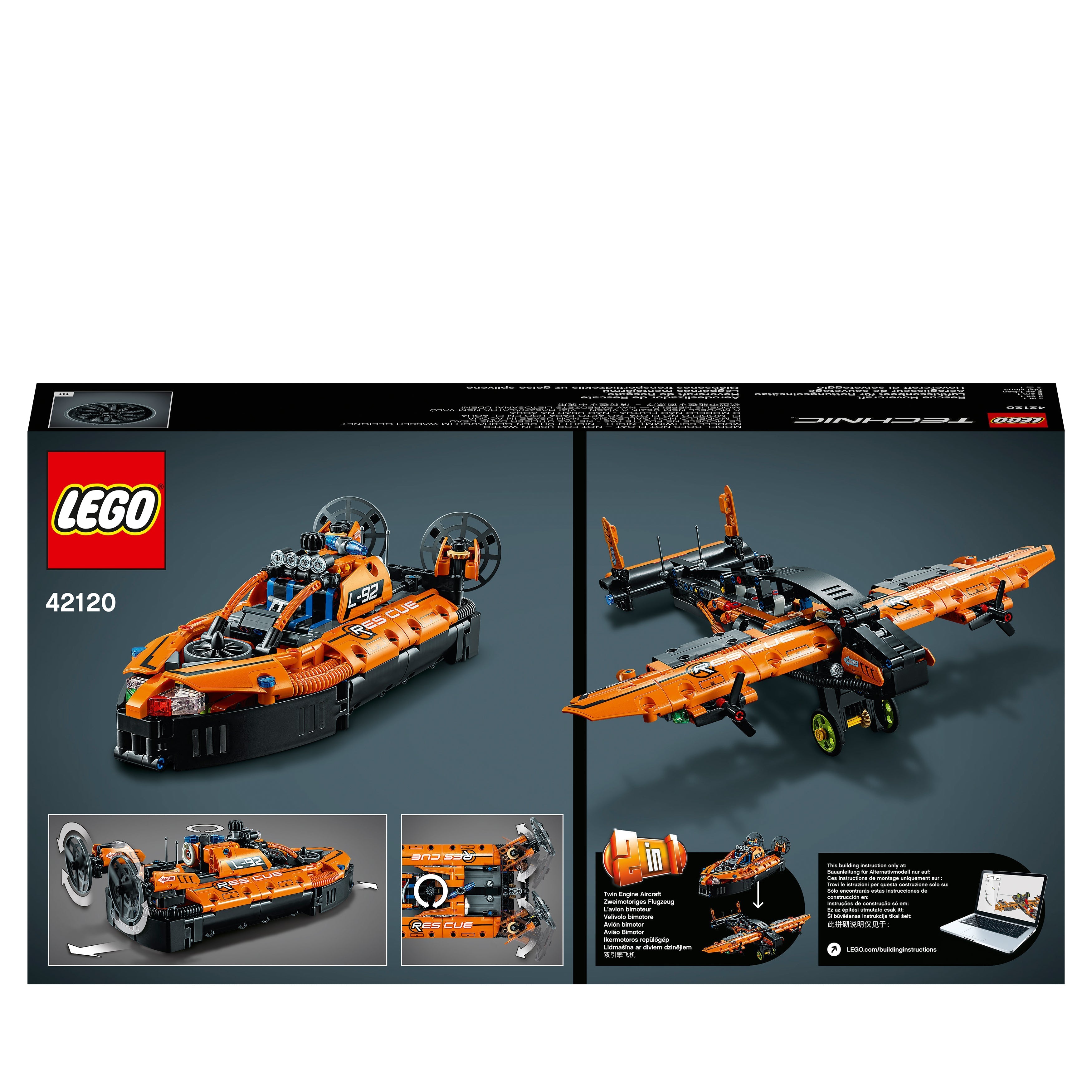 LEGO® Technic Rescue Hovercraft Model Toy 42120