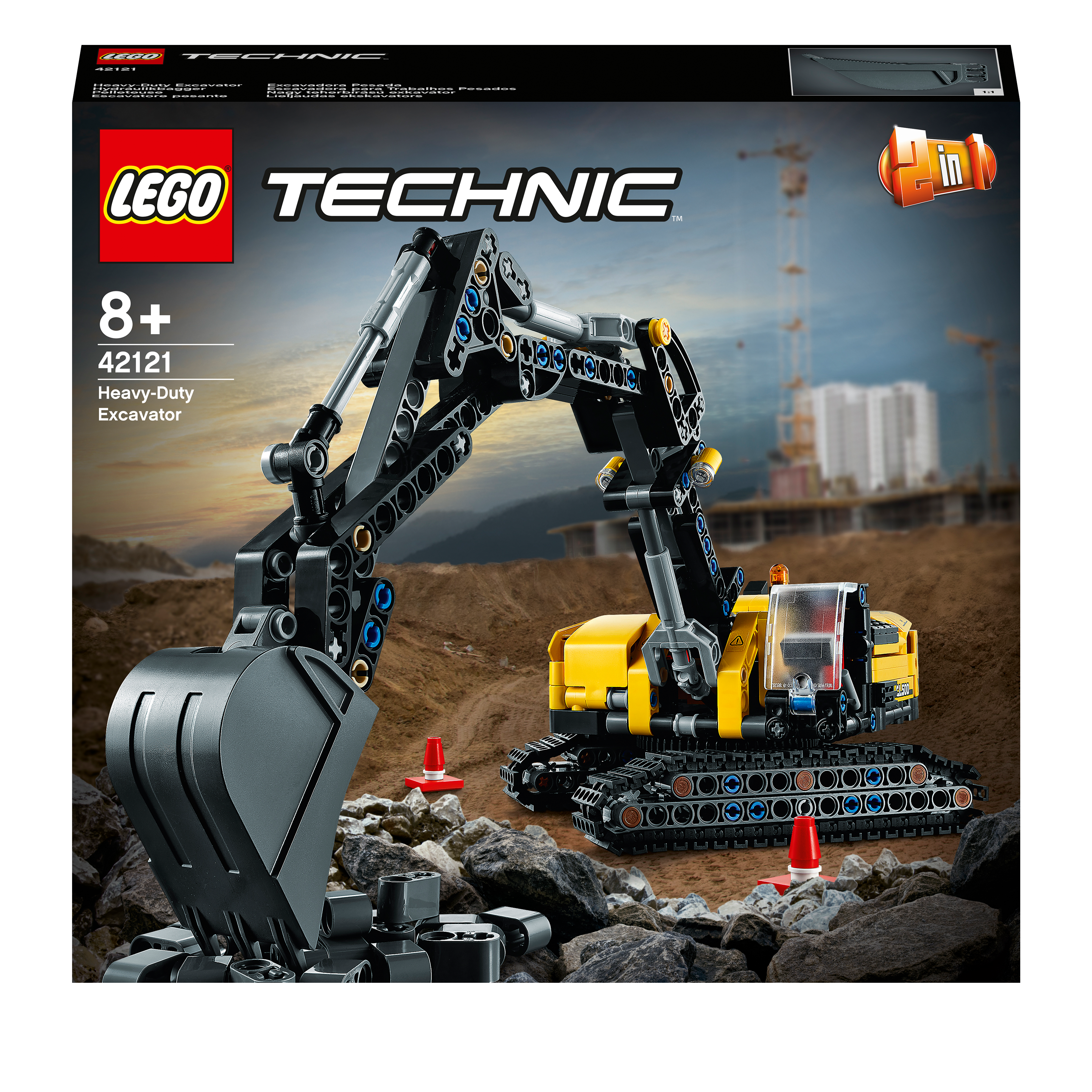 LEGO® Technic Heavy-Duty Excavator Building Set 42121
