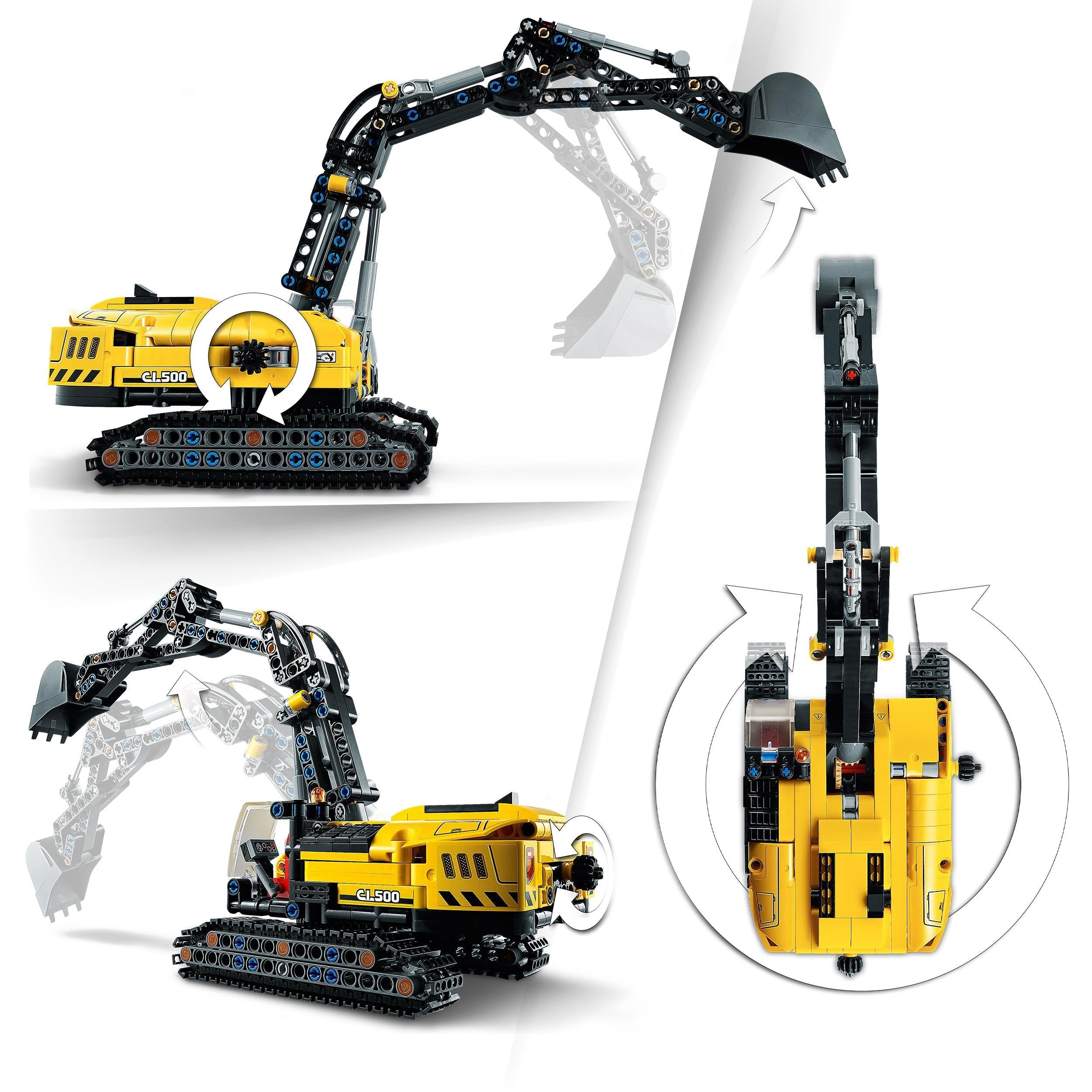 LEGO® Technic Heavy-Duty Excavator Building Set 42121