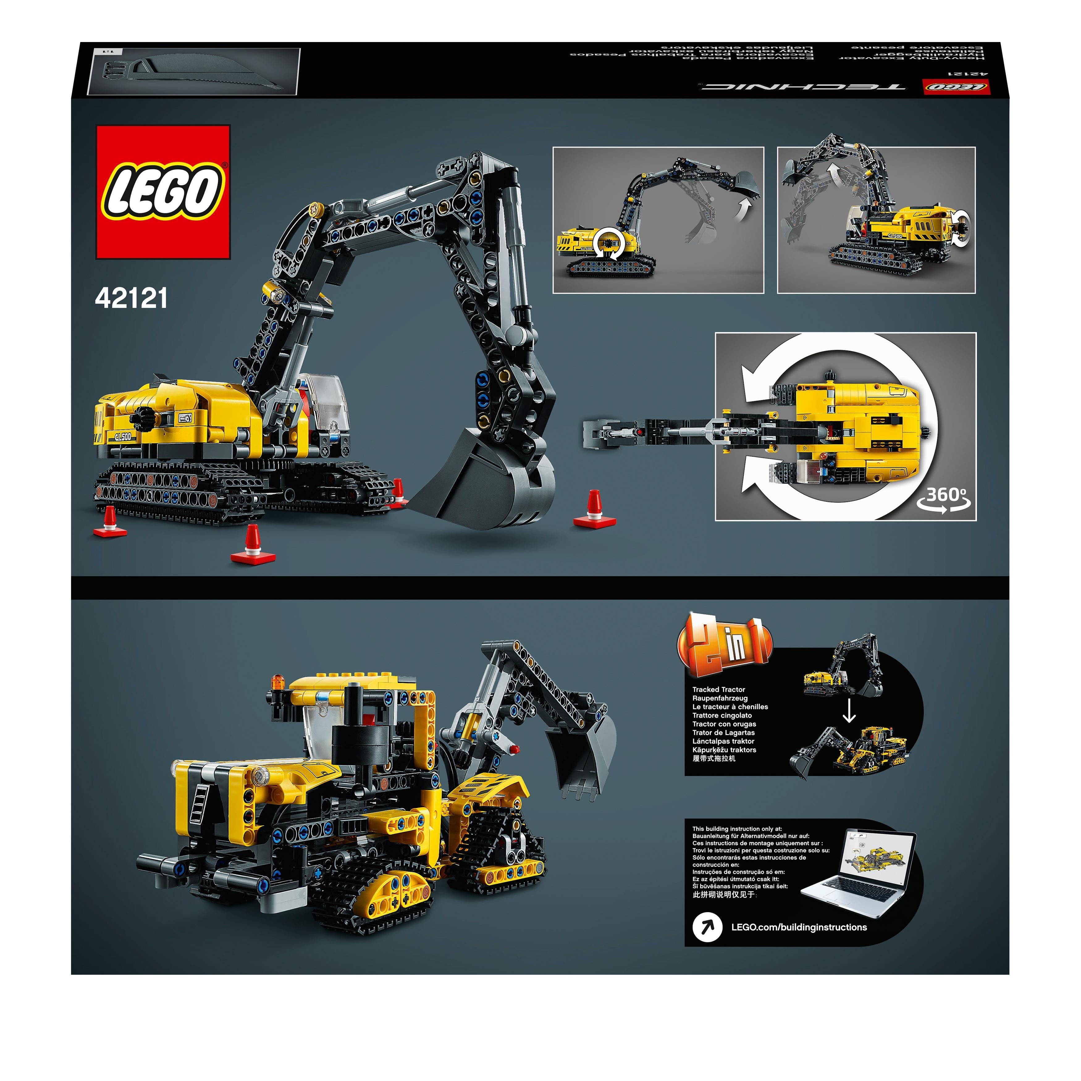 LEGO® Technic Heavy-Duty Excavator Building Set 42121