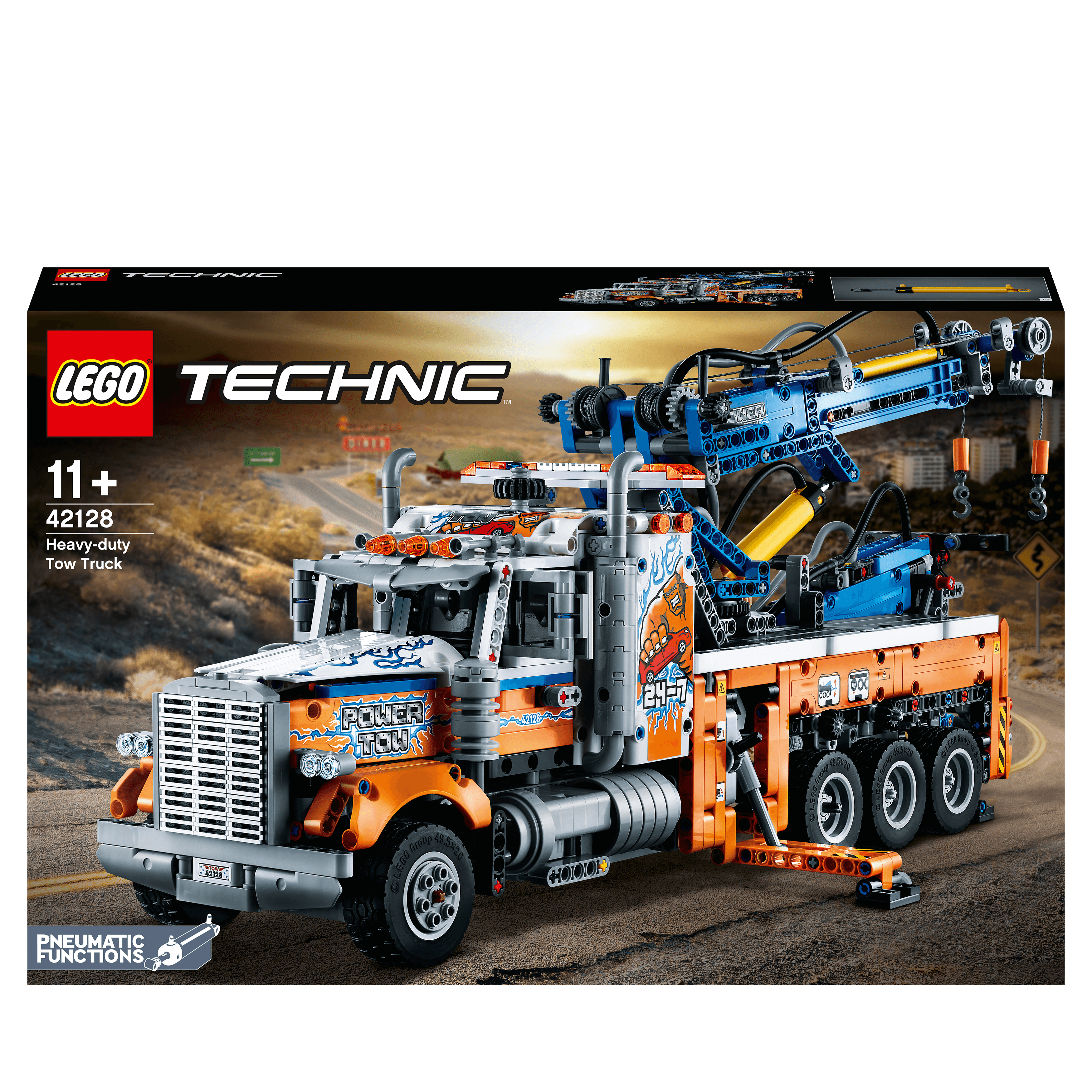 LEGO® Technic Heavy-Duty Tow Truck Toy 42128