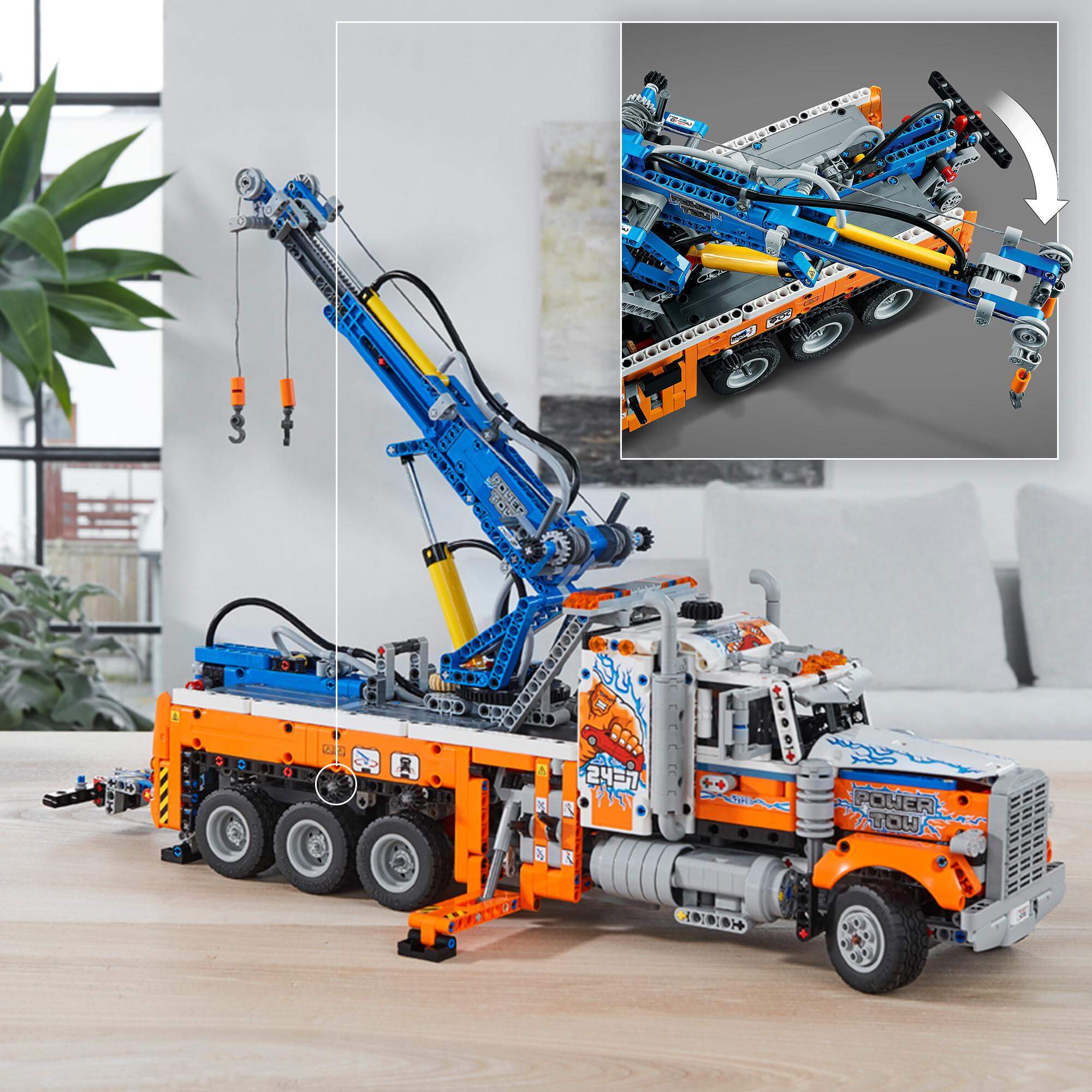 LEGO® Technic Heavy-Duty Tow Truck Toy 42128
