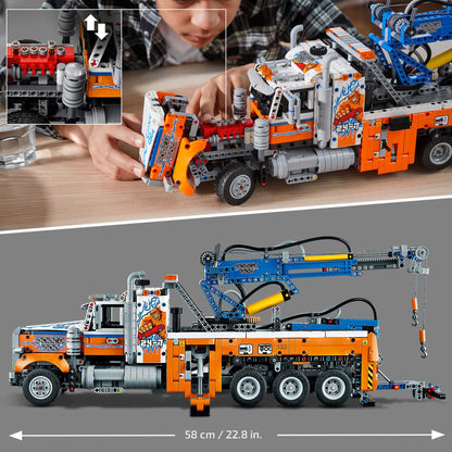 LEGO® Technic Heavy-Duty Tow Truck Toy 42128
