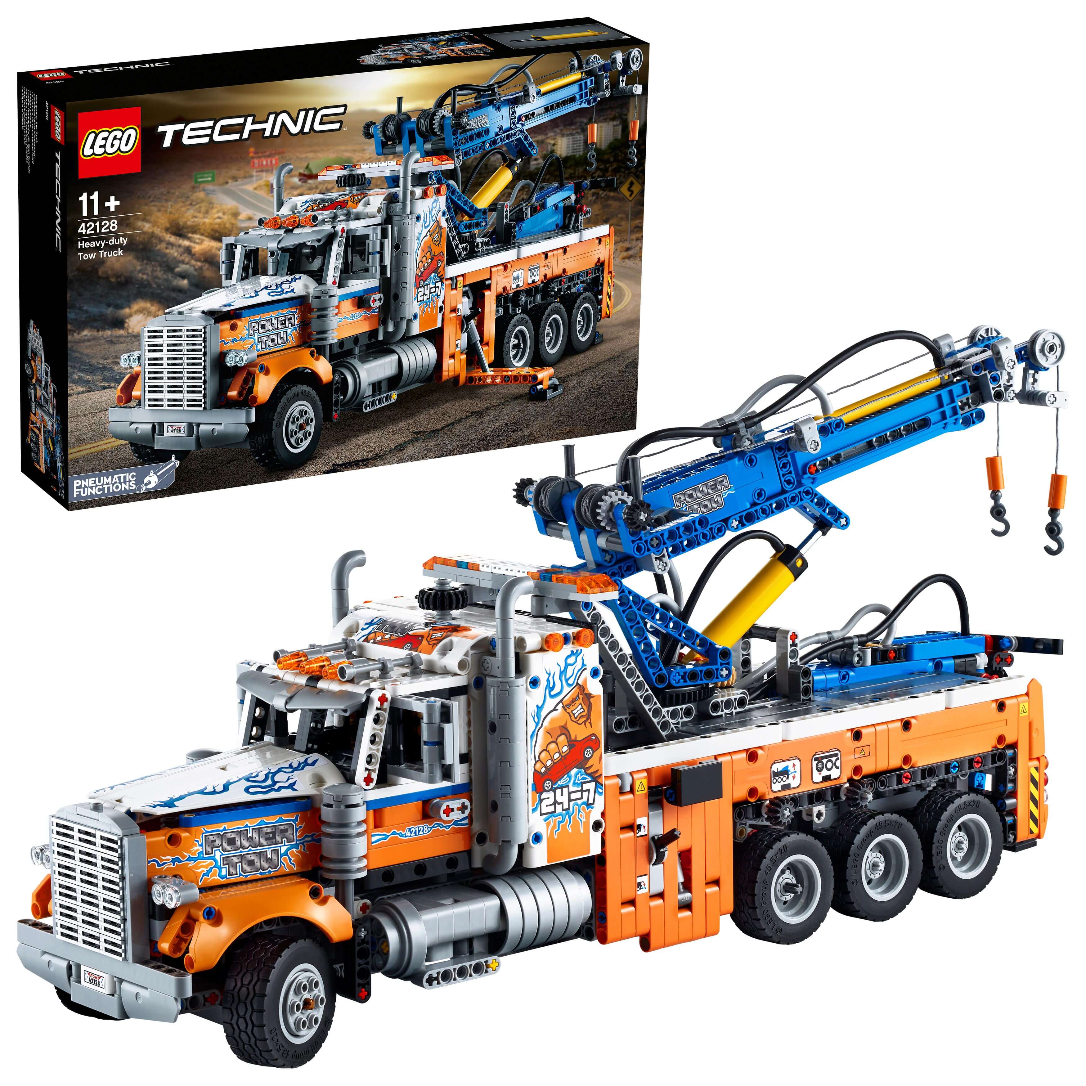 LEGO® Technic Heavy-Duty Tow Truck Toy 42128