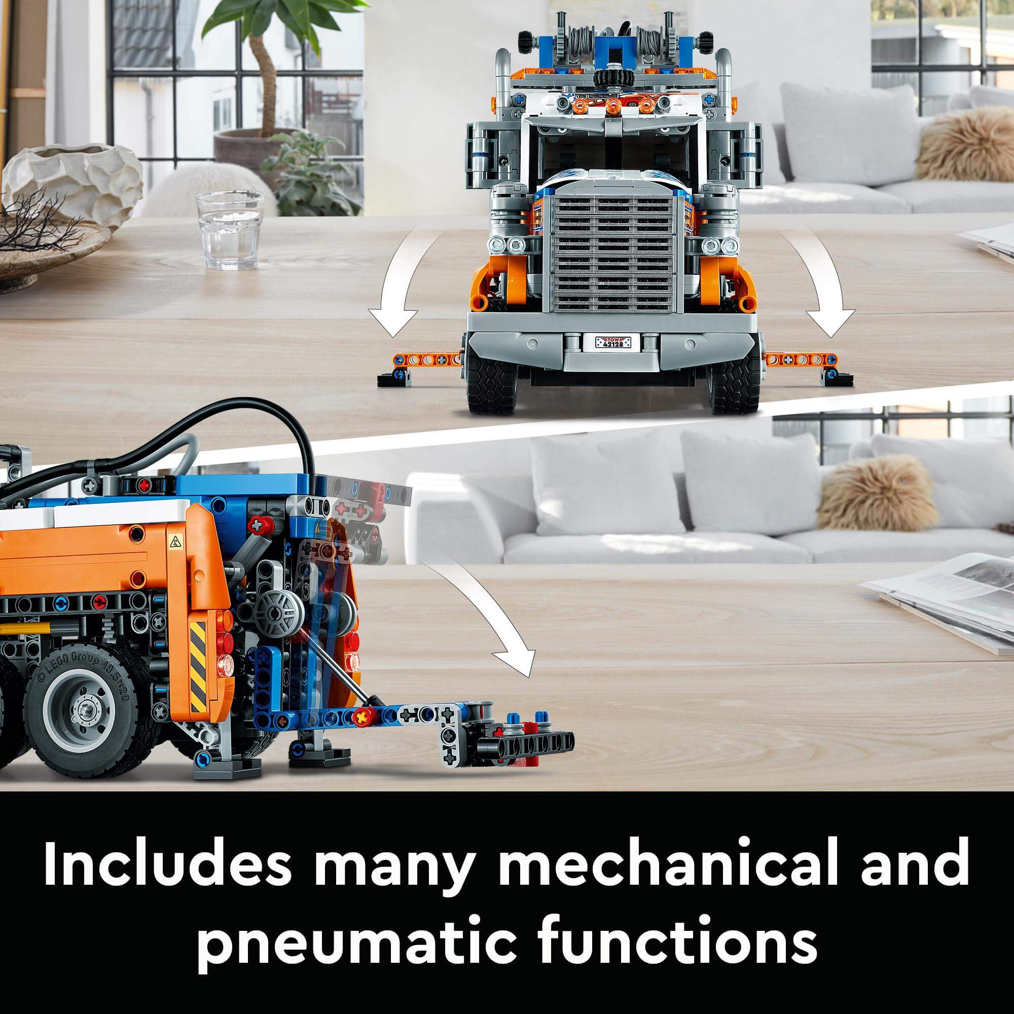 LEGO® Technic Heavy-Duty Tow Truck Toy 42128