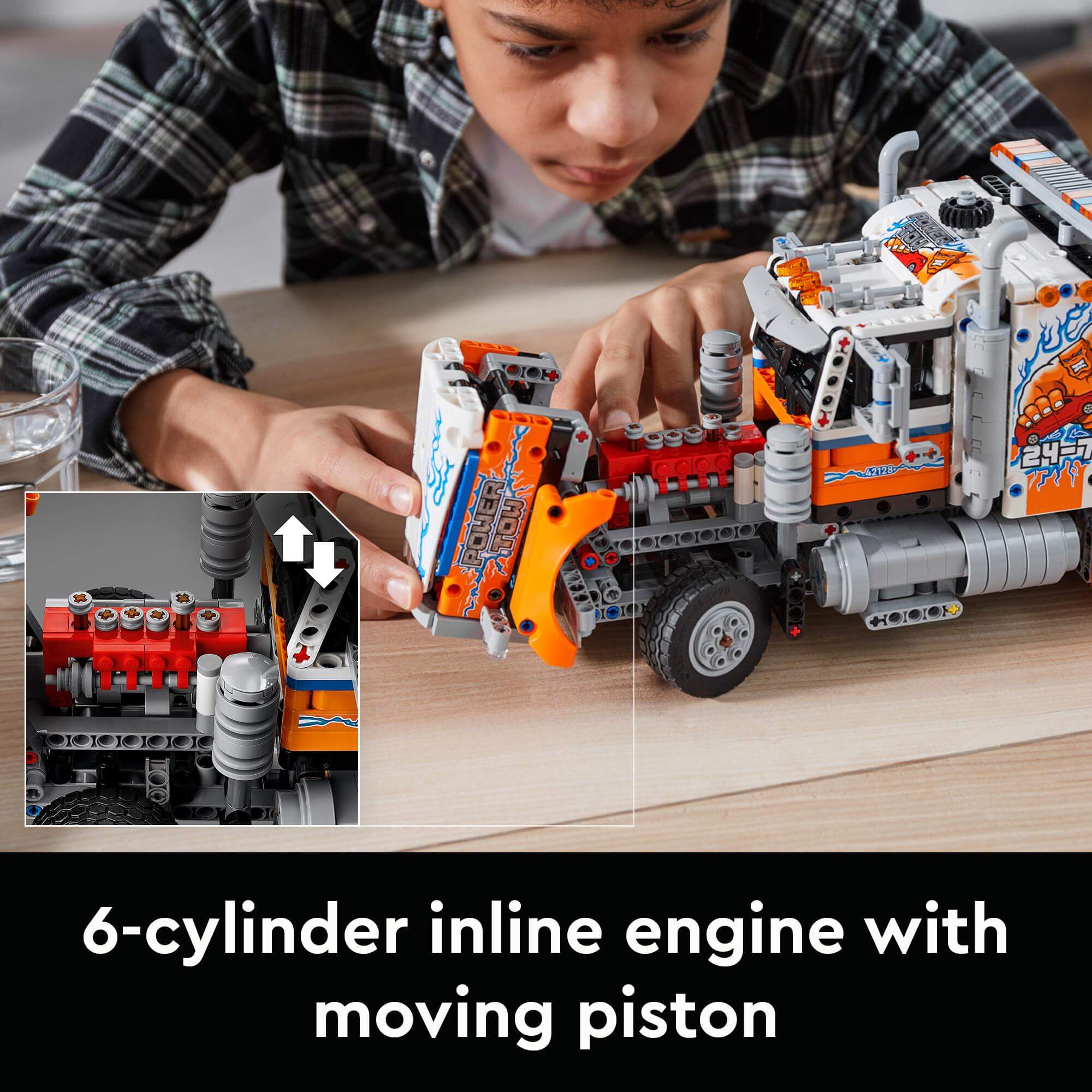 LEGO® Technic Heavy-Duty Tow Truck Toy 42128