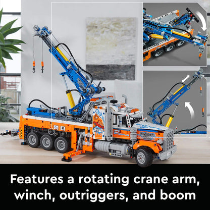 LEGO® Technic Heavy-Duty Tow Truck Toy 42128
