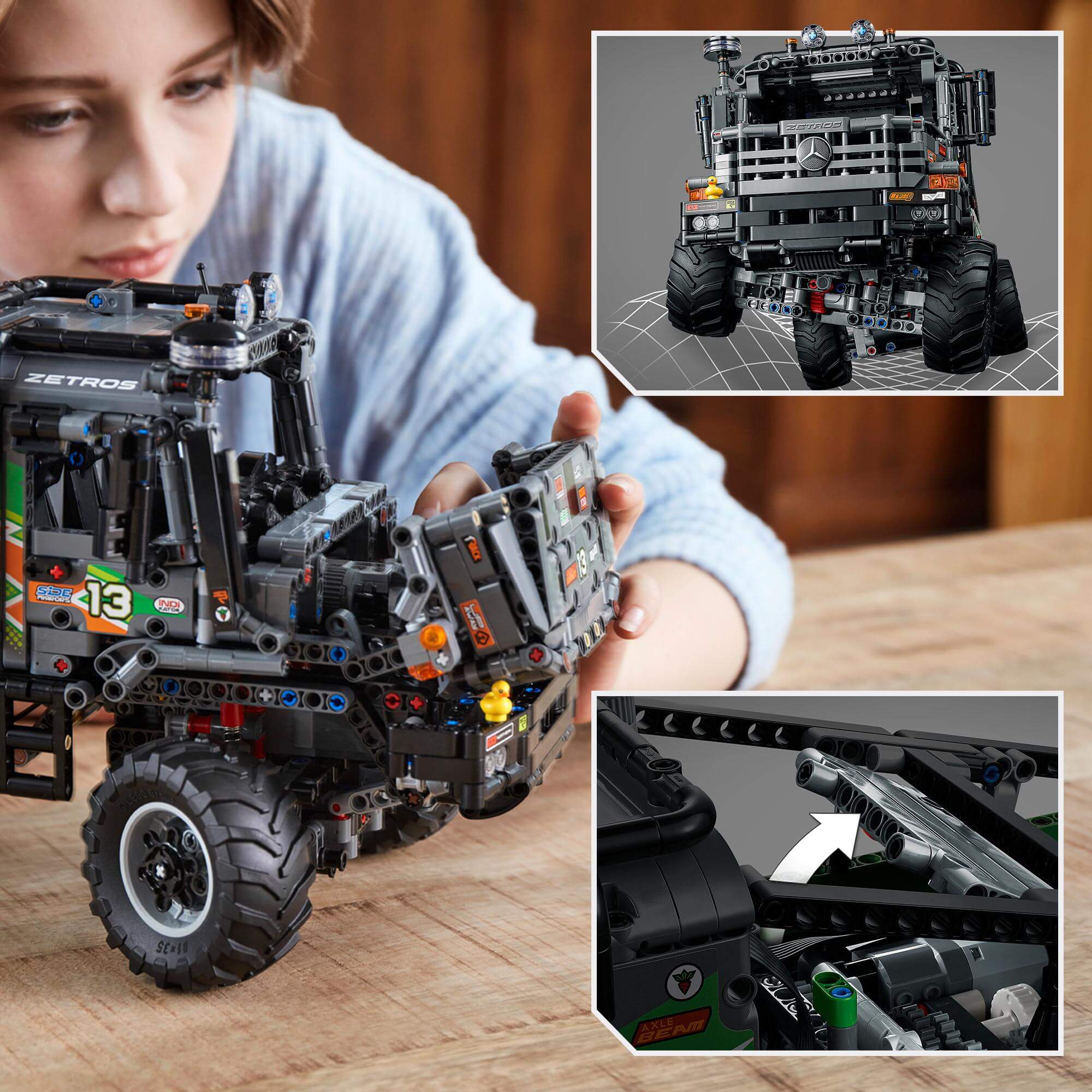 LEGO® Technic 4x4 Mercedes-Benz Zetros Truck Toy 42129