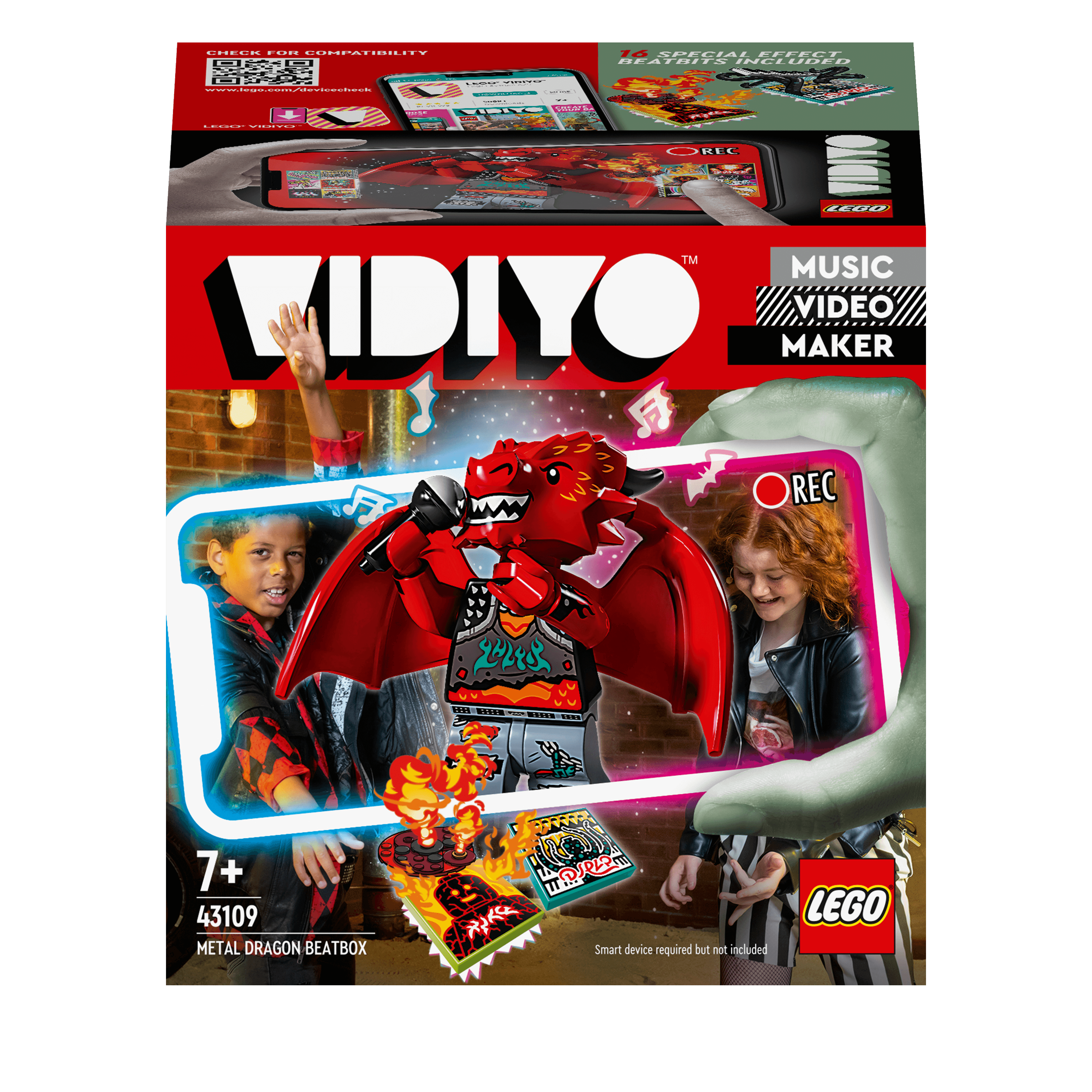 LEGO® VIDIYO Metal Dragon BeatBox AR Music Set 43109