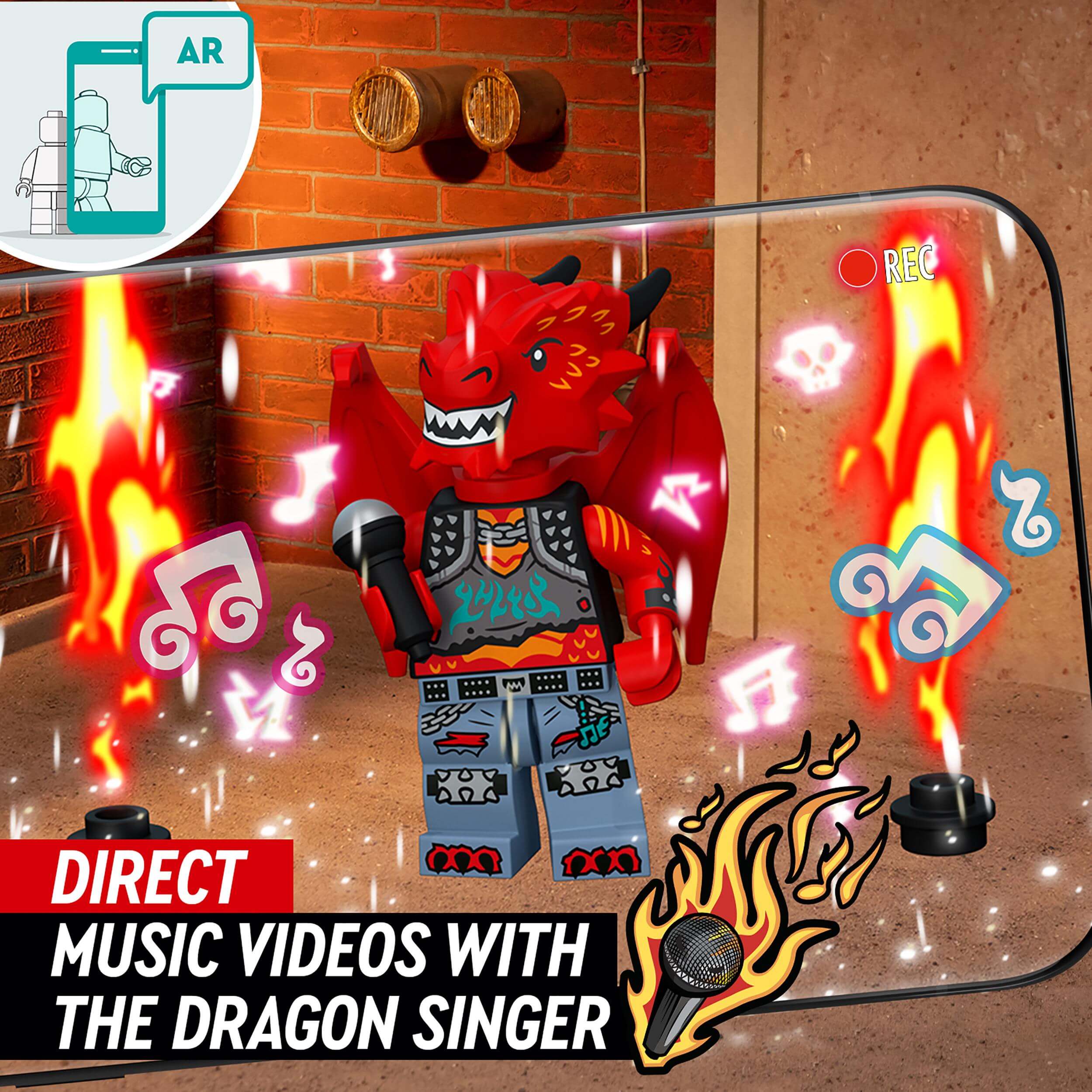 LEGO® VIDIYO Metal Dragon BeatBox AR Music Set 43109