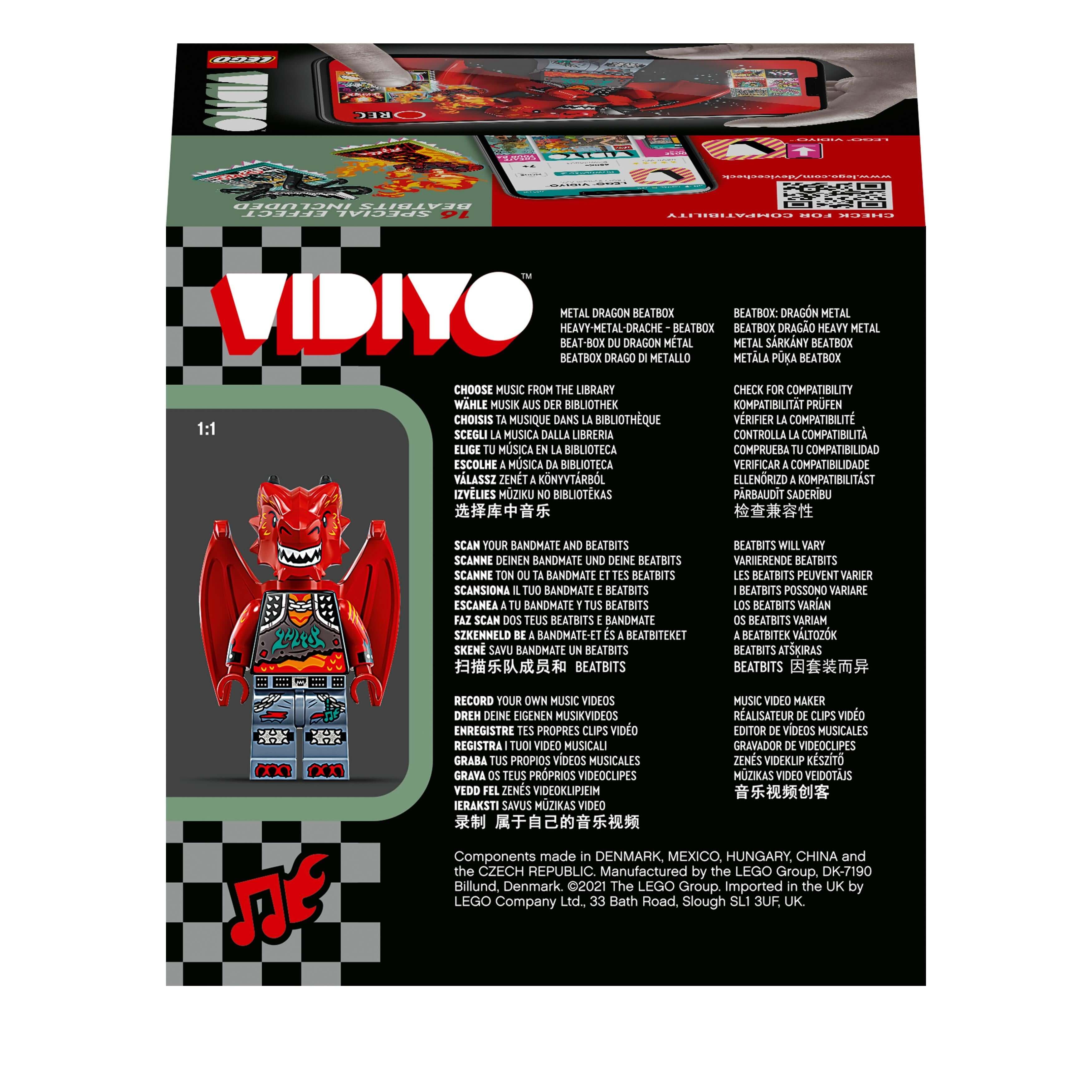 LEGO® VIDIYO Metal Dragon BeatBox AR Music Set 43109
