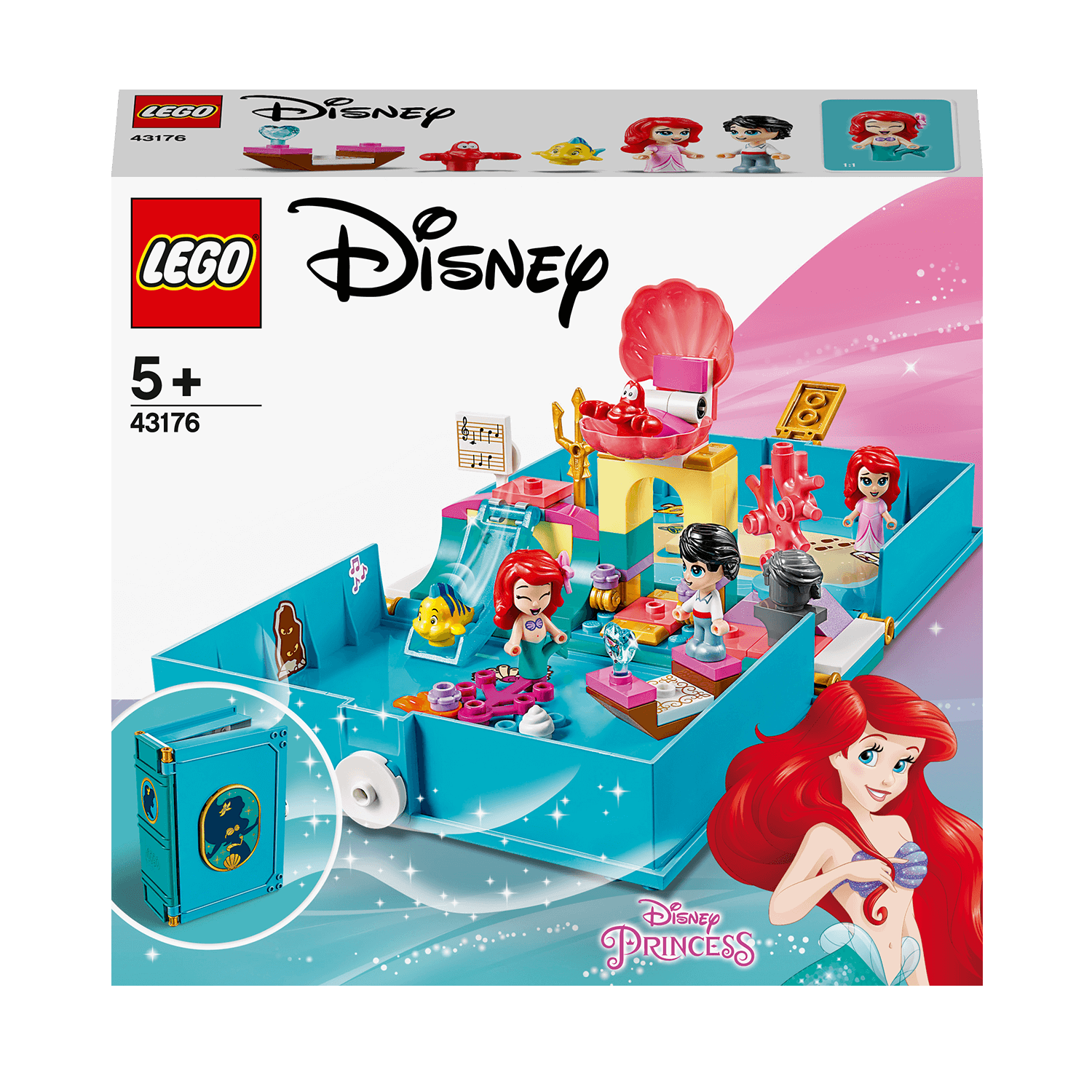 LEGO® Disney Princess Ariel's Storybook Set 43176