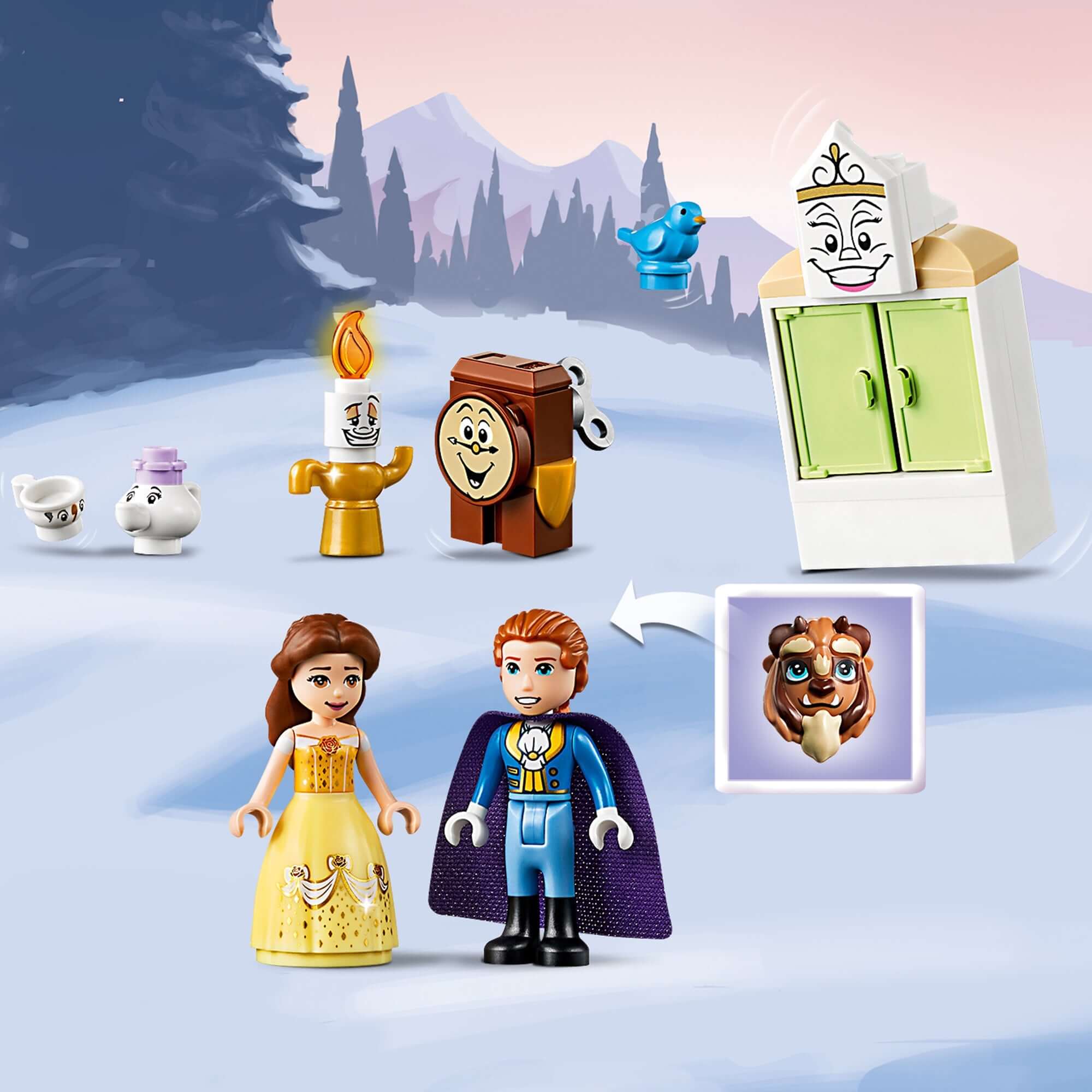 LEGO® Disney Princess Belle’s Castle Winter Toy 43180