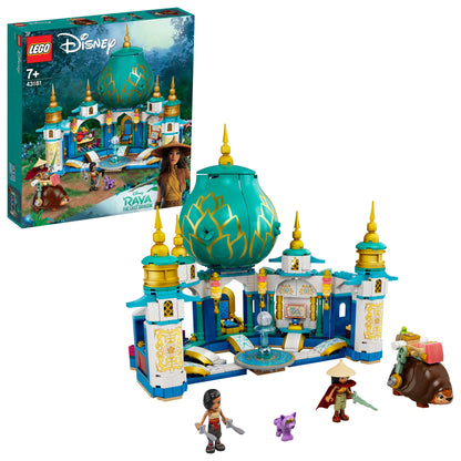 LEGO Disney Raya and the Last Dragon Heart Palace Playset 43181 with minidoll figures and Tuk Tuk.