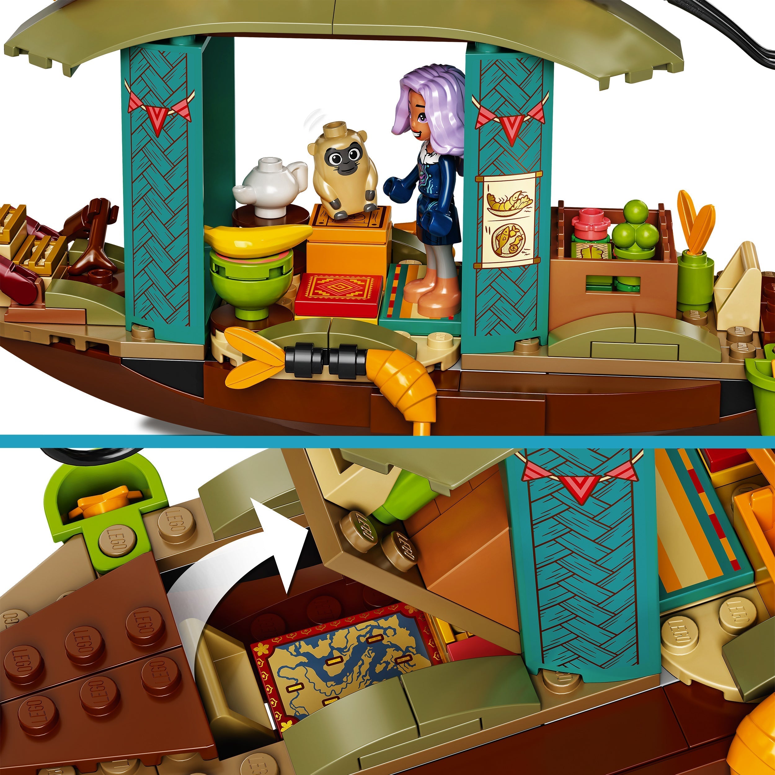 LEGO® Disney Princess Boun’s Boat Toy 43185