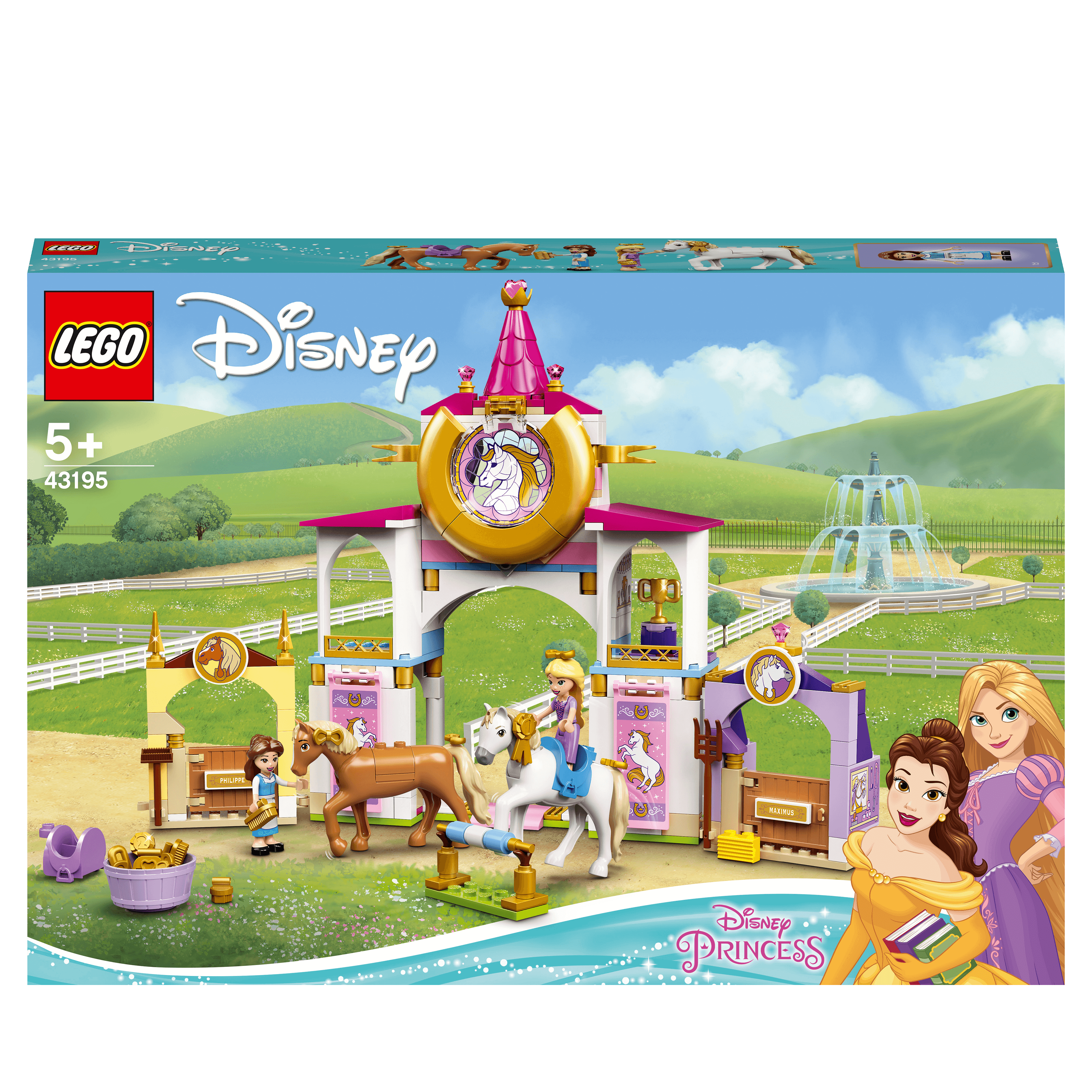 LEGO® Disney Belle & Rapunzel Royal Stables Set 43195