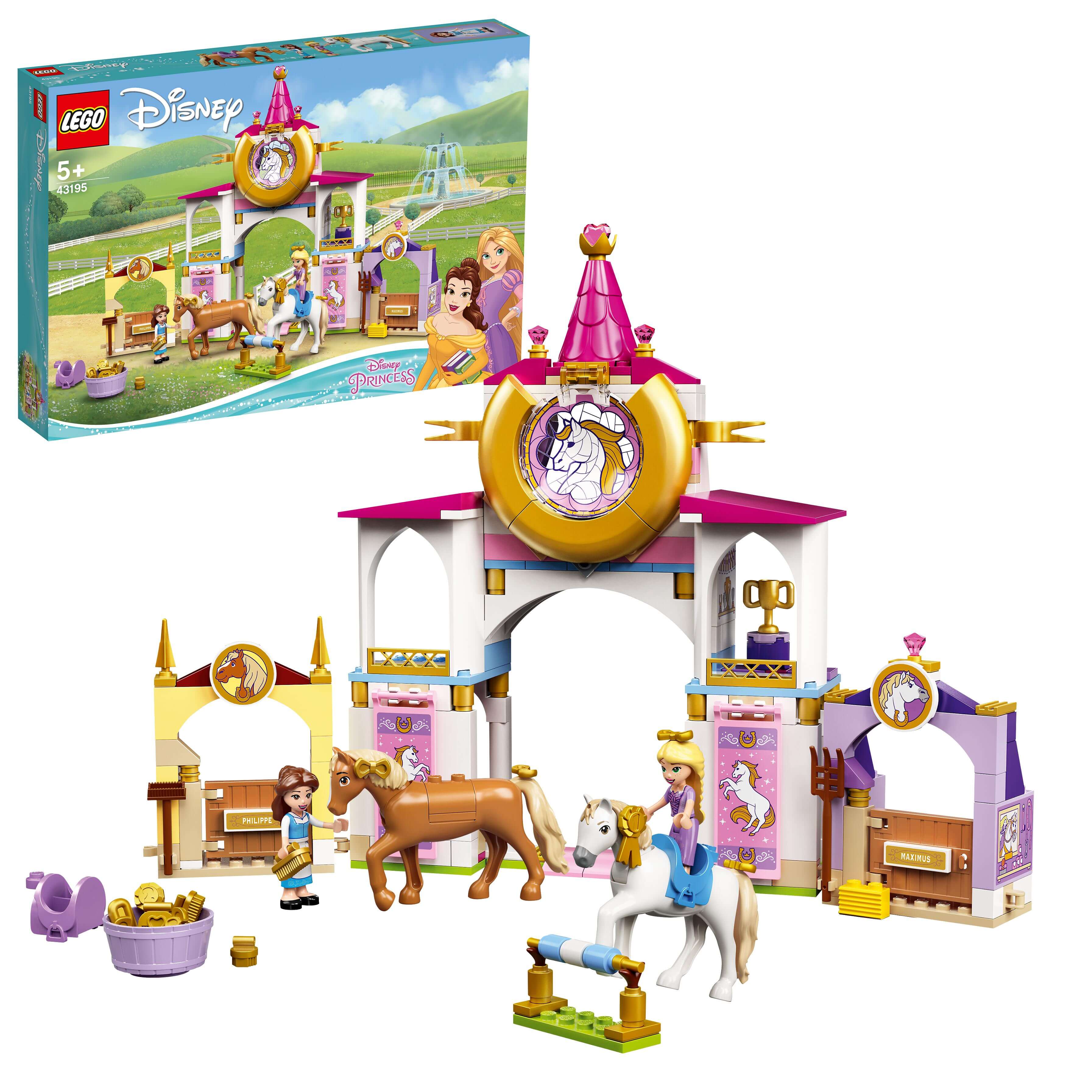 LEGO® Disney Belle & Rapunzel Royal Stables Set 43195
