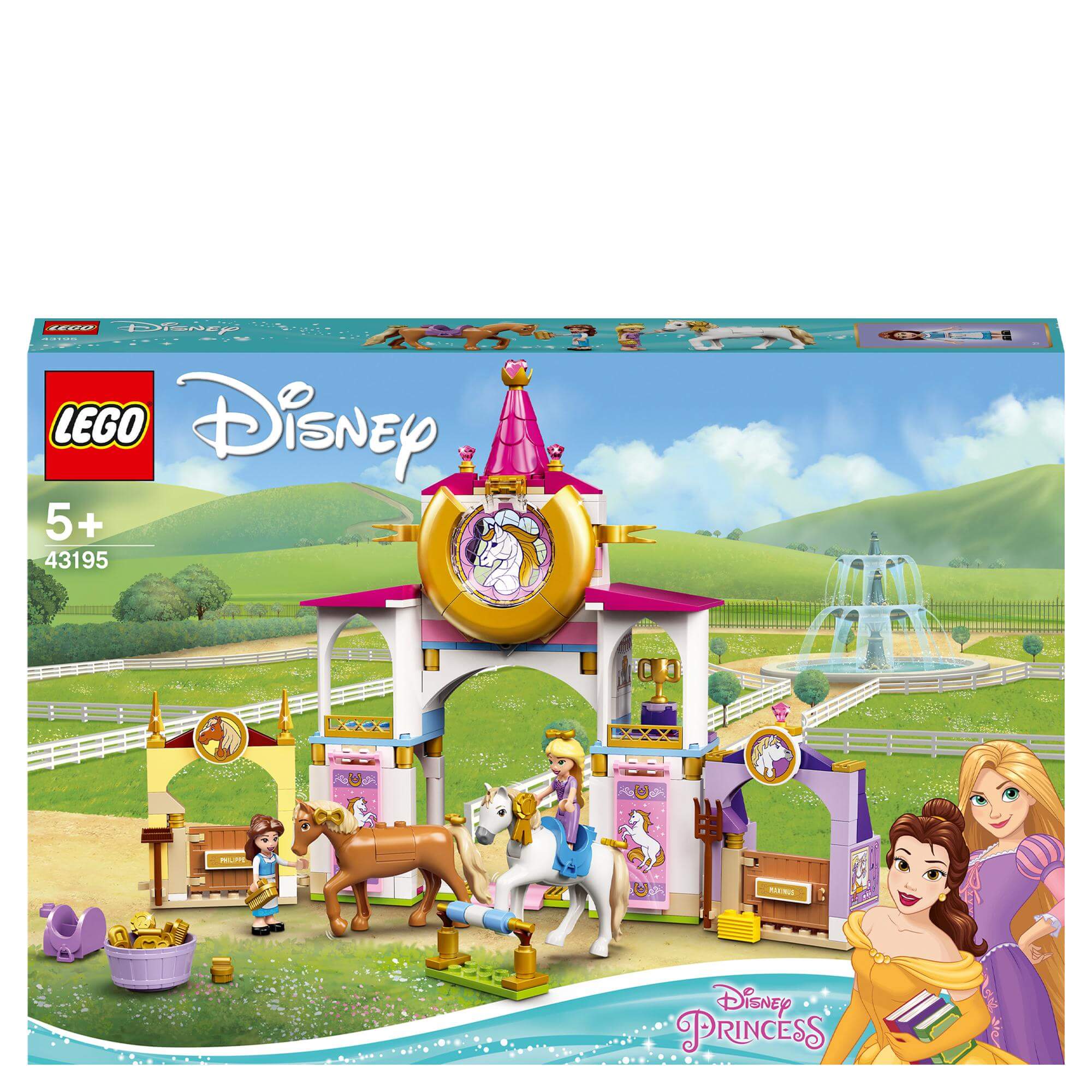 LEGO® Disney Belle & Rapunzel Royal Stables Set 43195