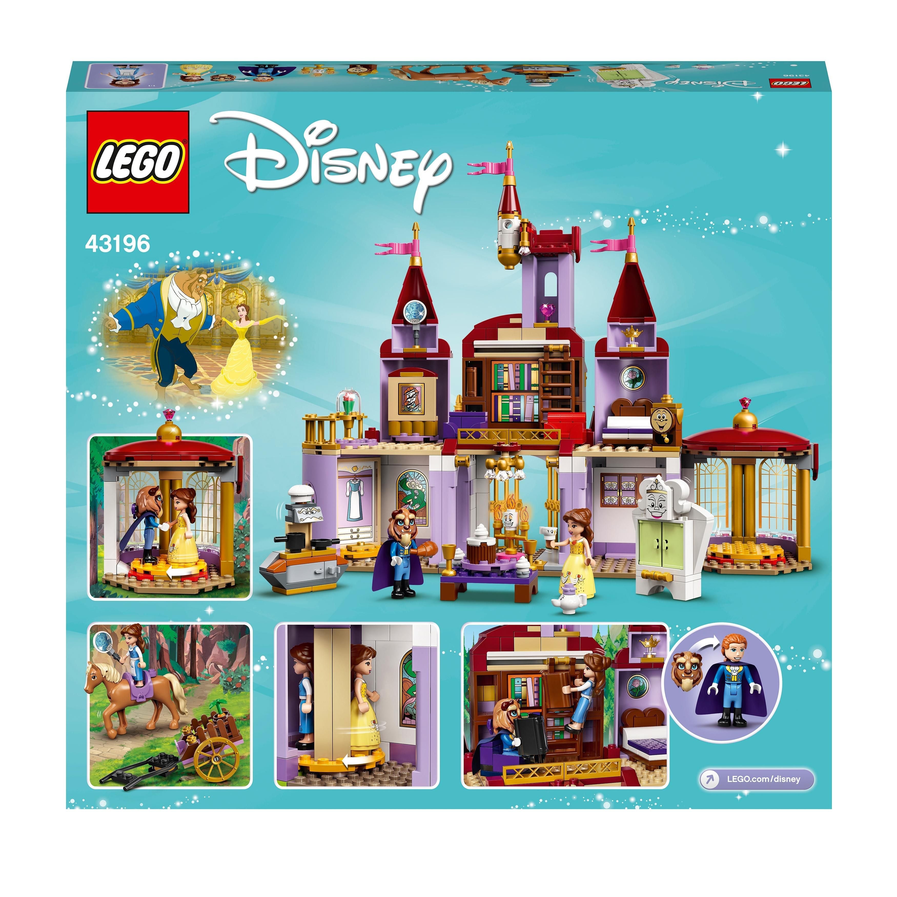 LEGO® Disney Belle and the Beast’s Castle Set 43196