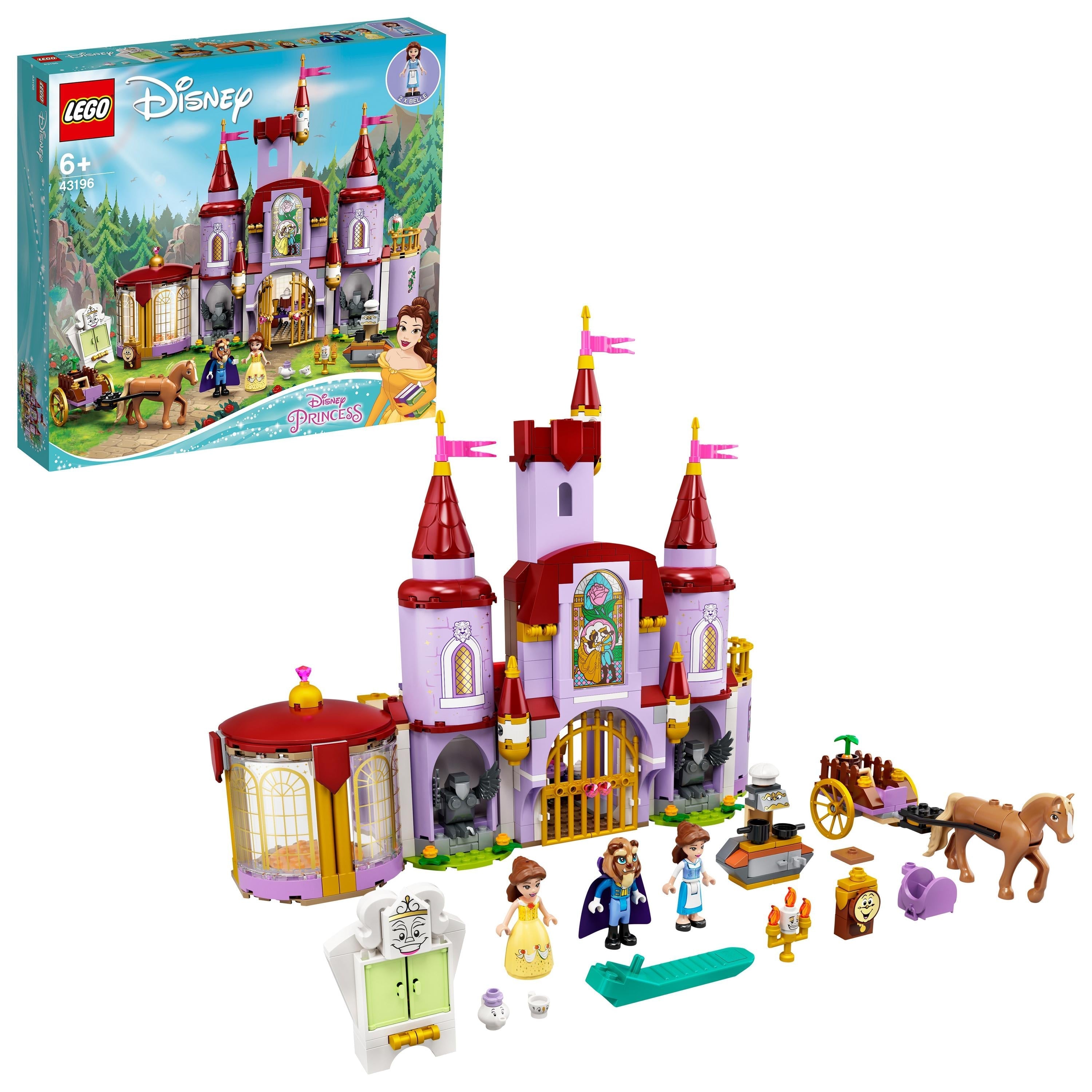 LEGO® Disney Belle and the Beast’s Castle Set 43196