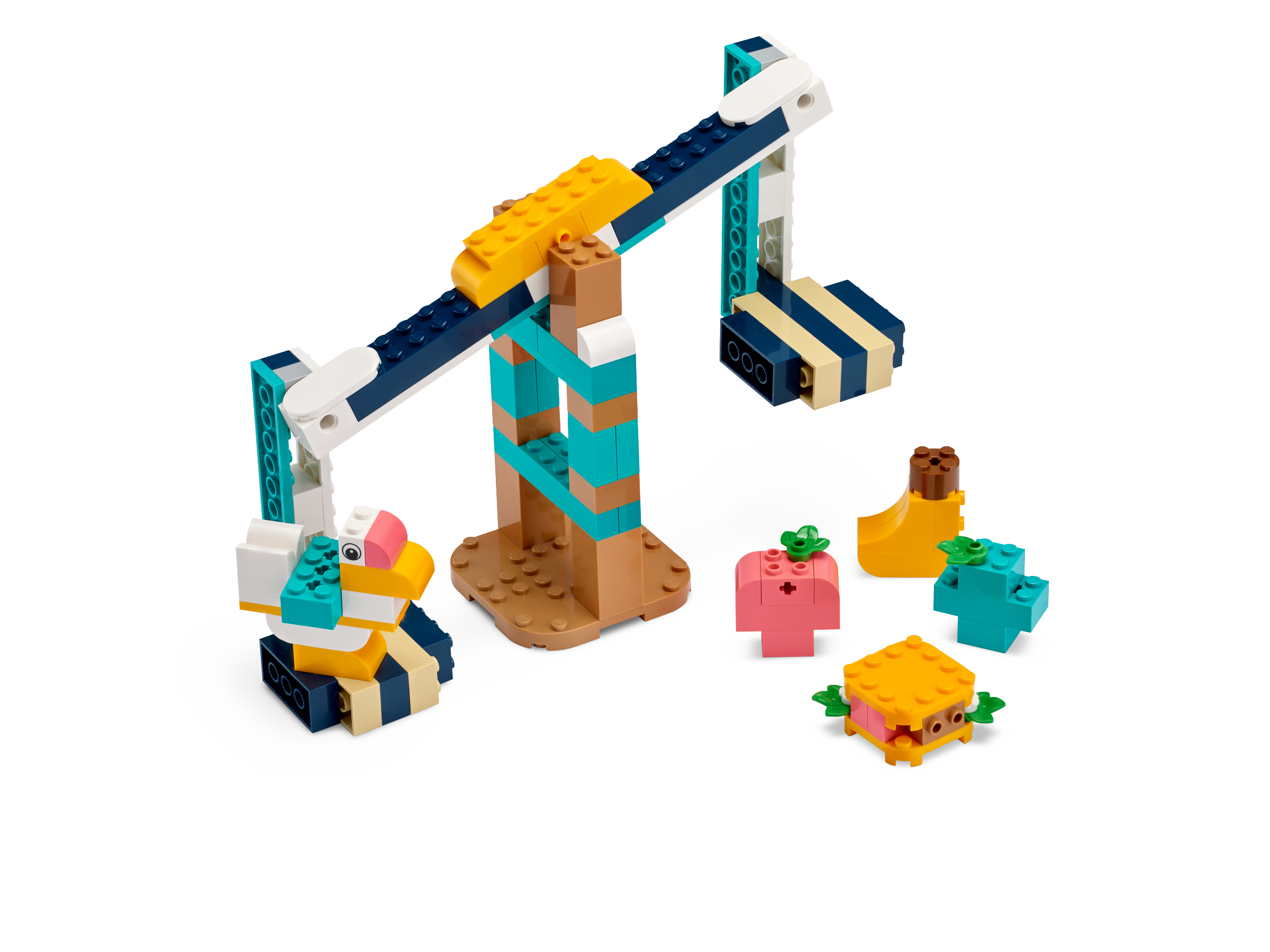 Hands-on LEGO® Education Science kit for Year 1-3 with balance scale and colorful bricks.