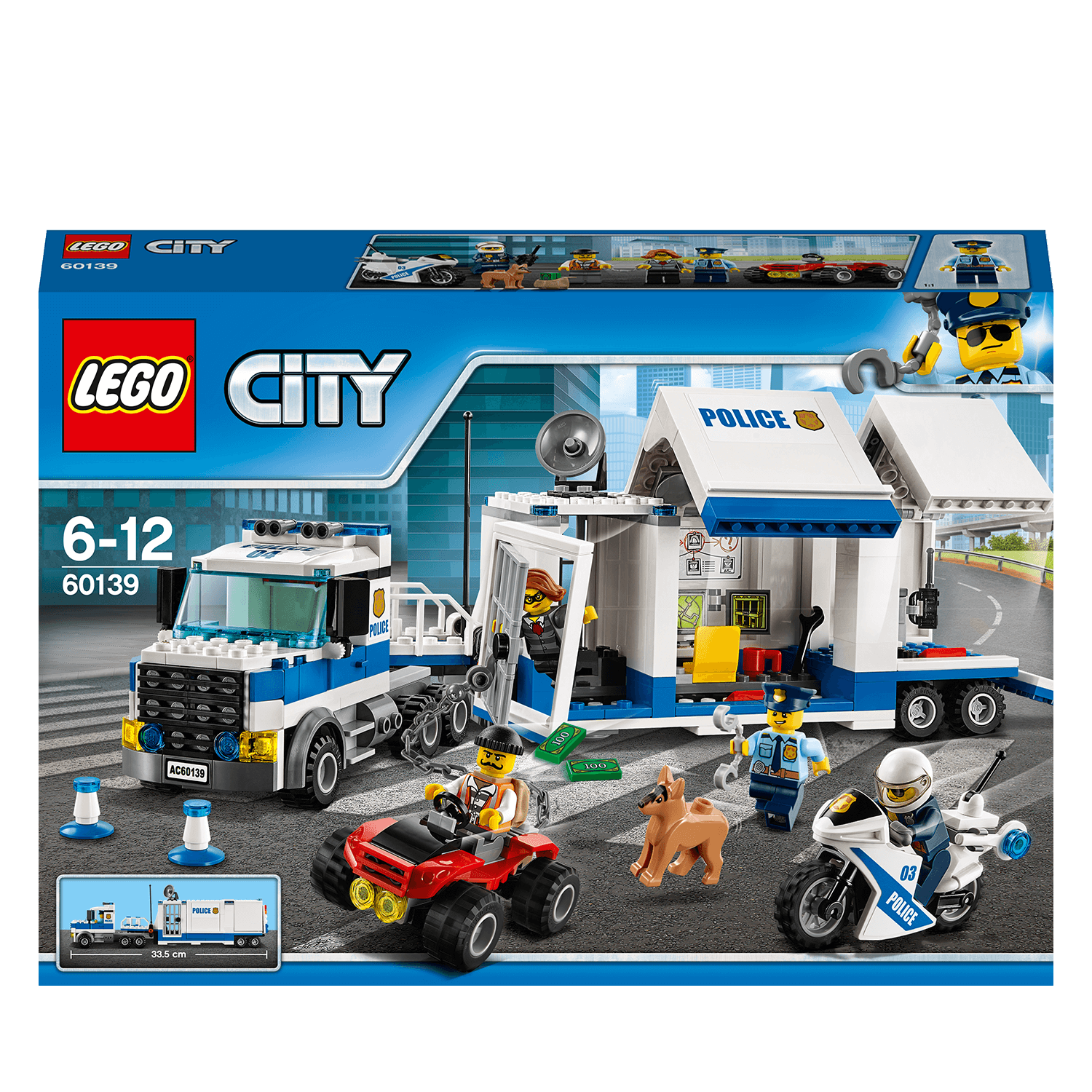 LEGO® City Police Mobile Command Center Set 60139