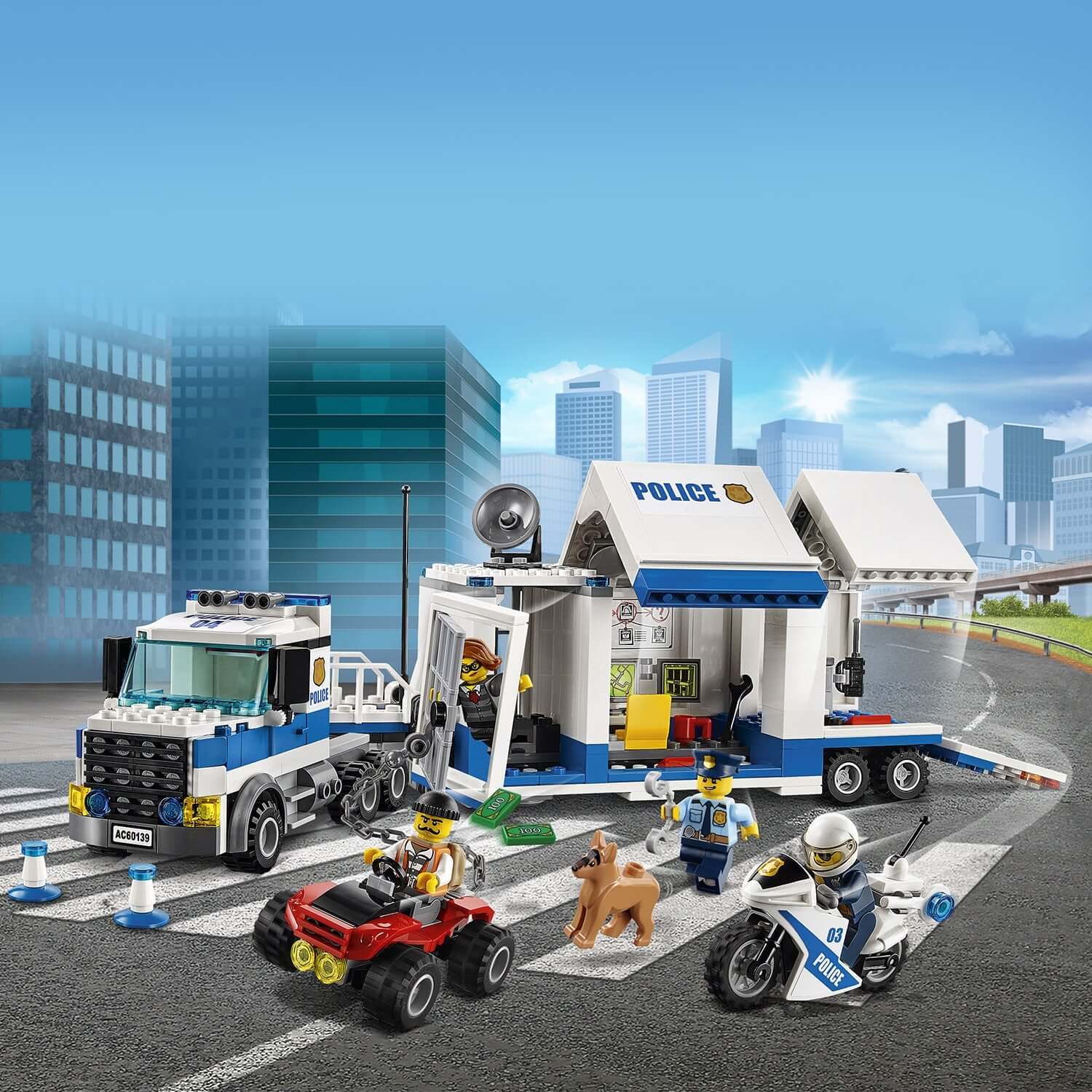 LEGO® City Police Mobile Command Center Set 60139