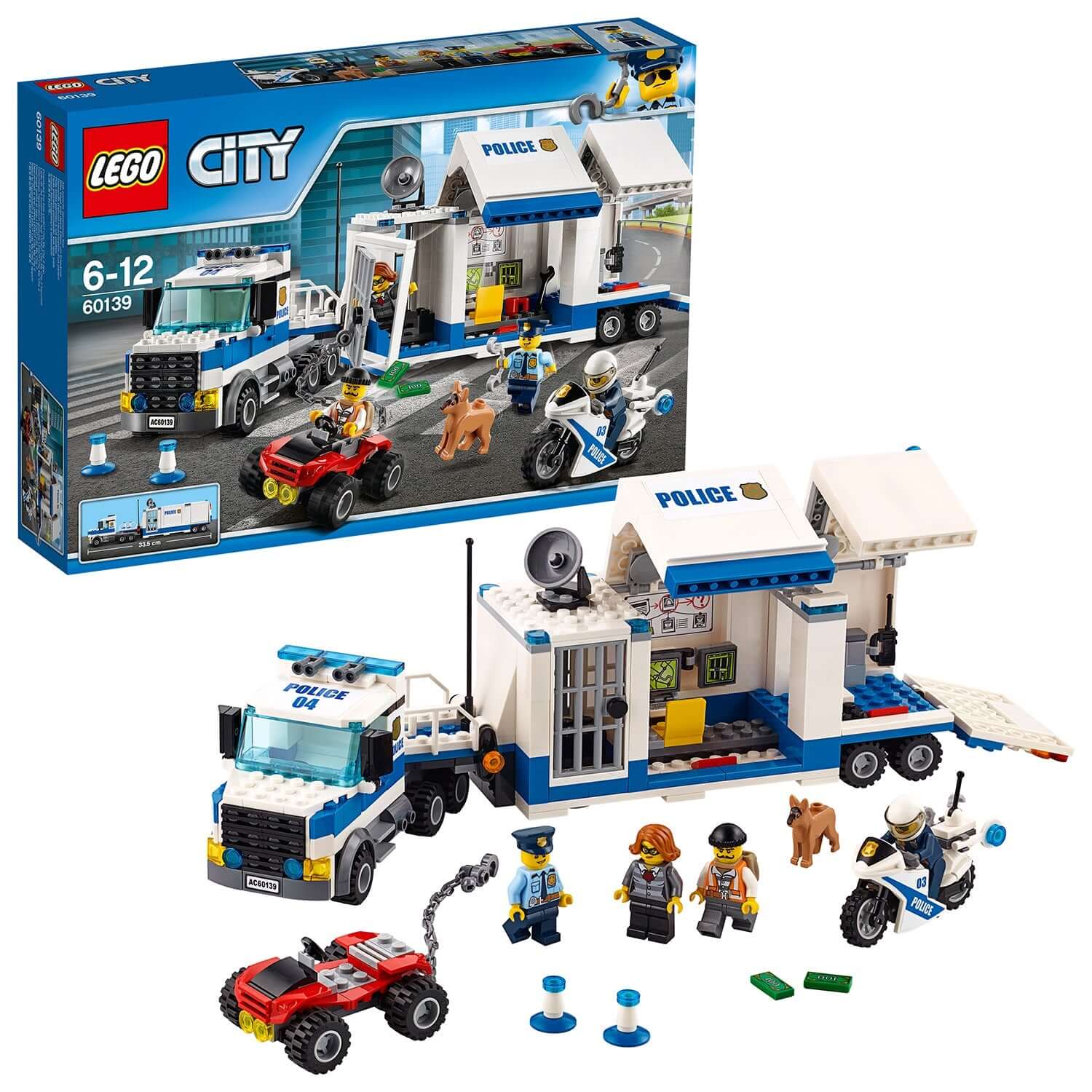 LEGO® City Police Mobile Command Center Set 60139
